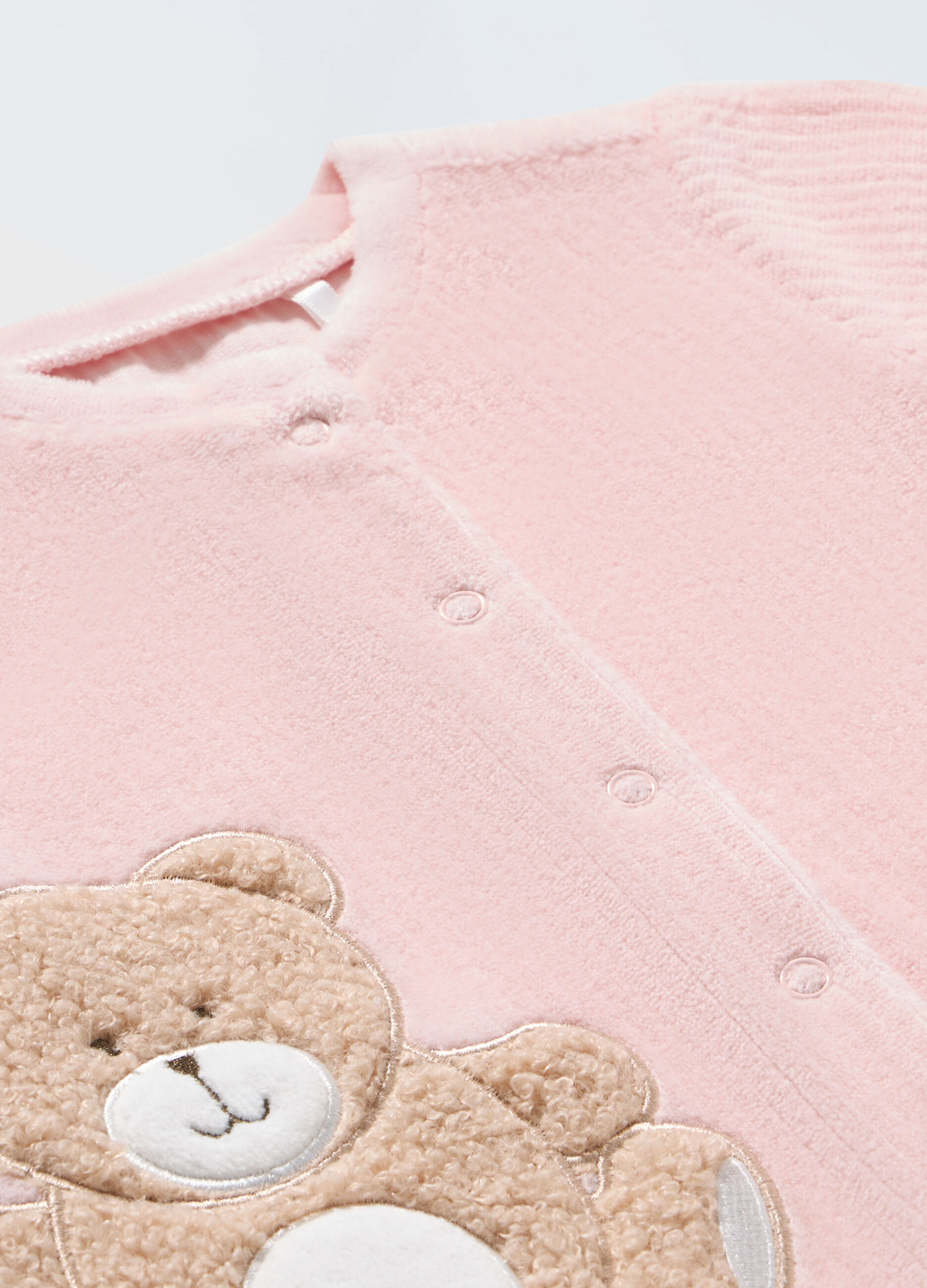 Tutina velour misto cotone neonato_1