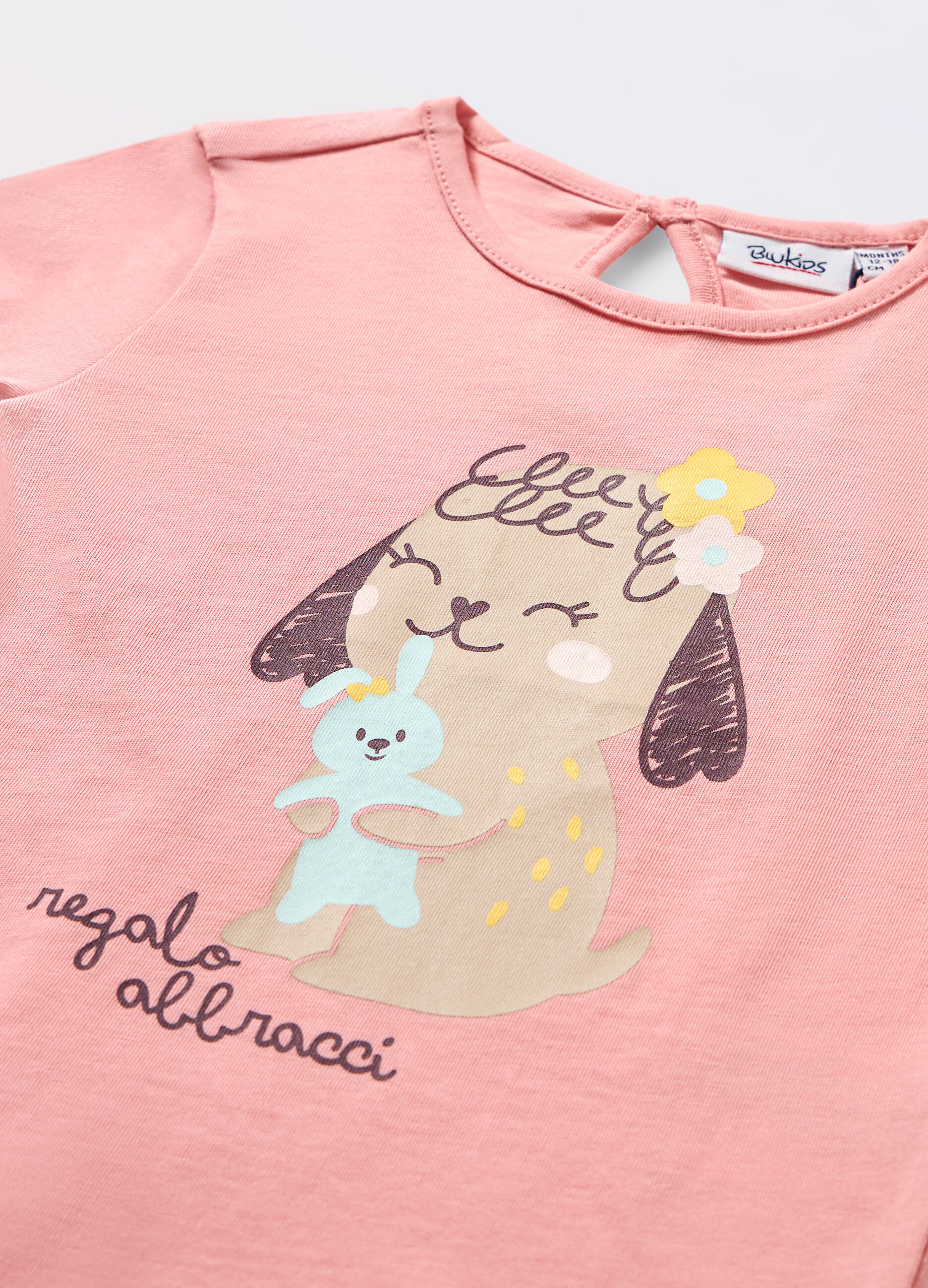 T-shirt in jersey di puro cotone neonata_1