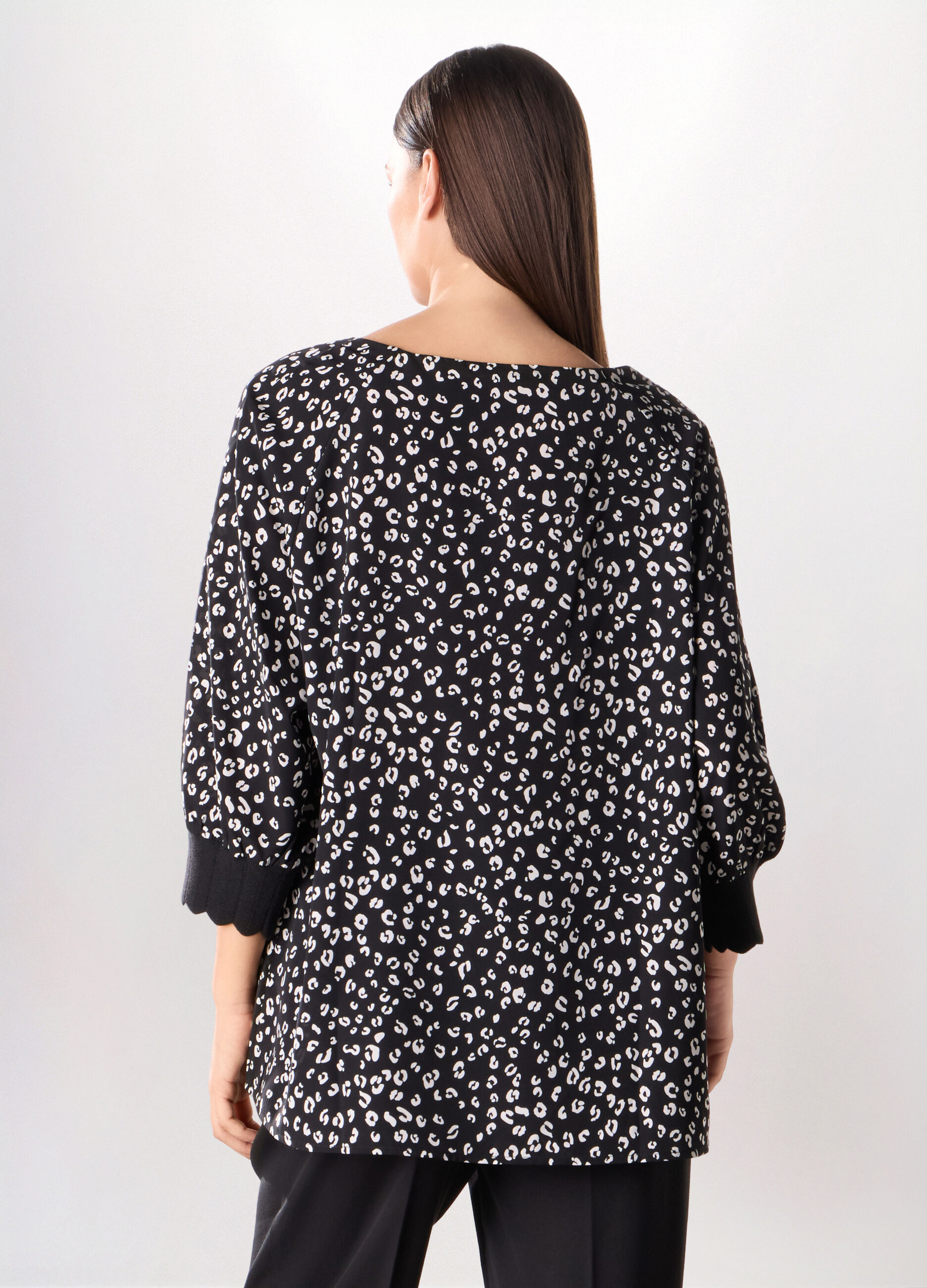 Blusa con stampa donna curvy_1