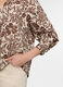 Camicia regular fit con scollo a V in popeline donna_2