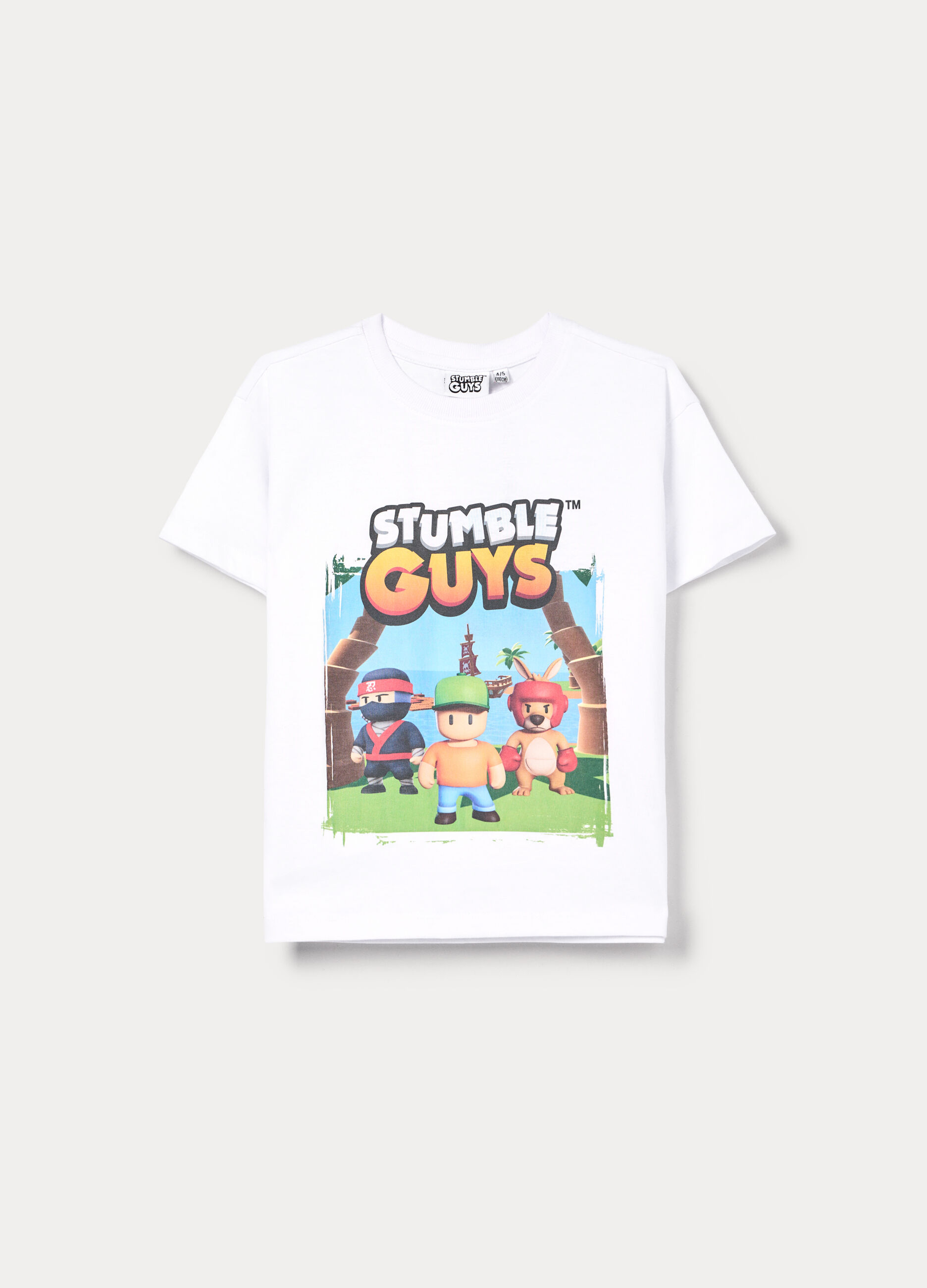 T-shirt Stumble Guys in jersey di puro cotone bambino_0