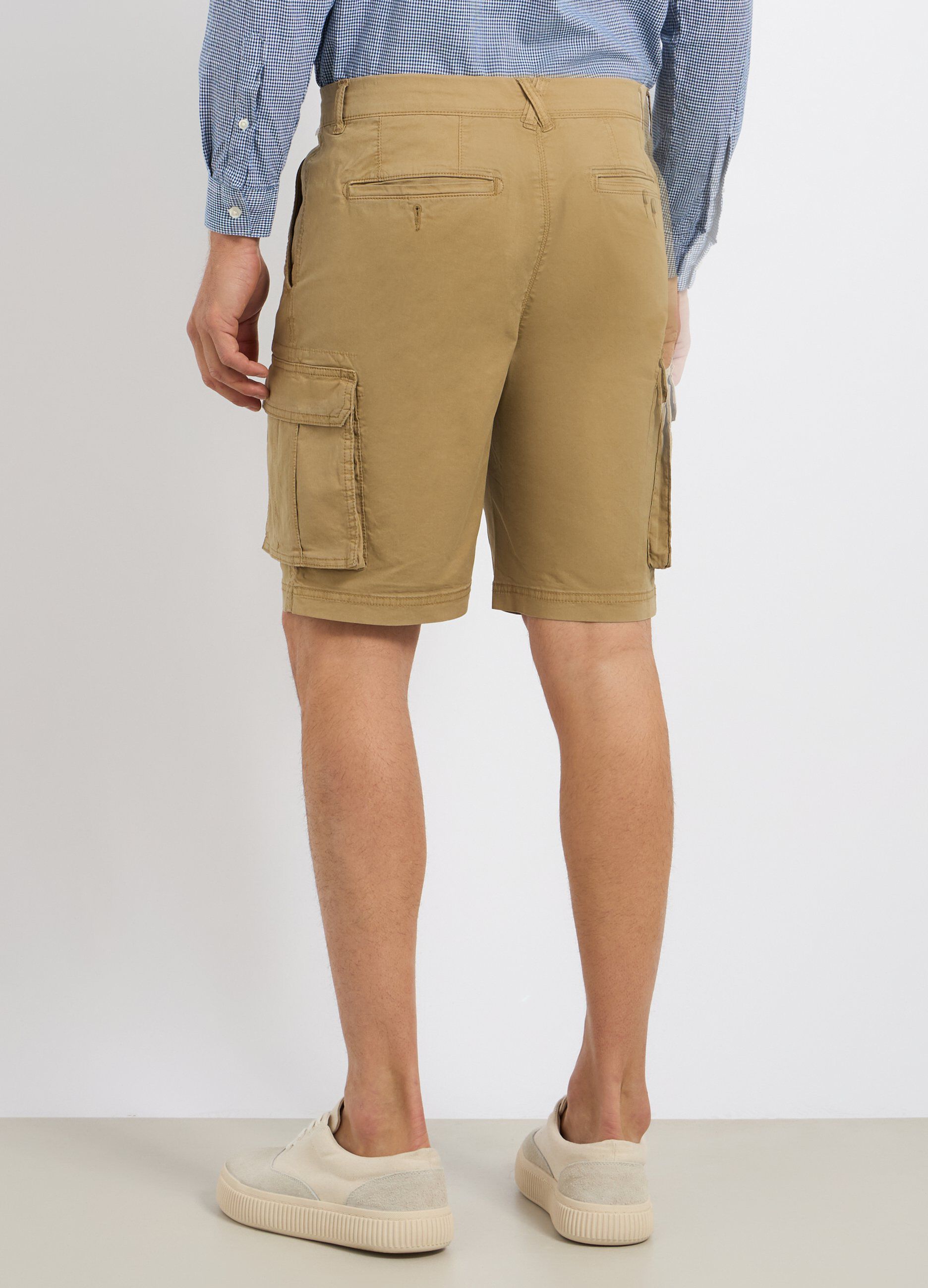Bermuda cargo in cotone stretch uomo_1