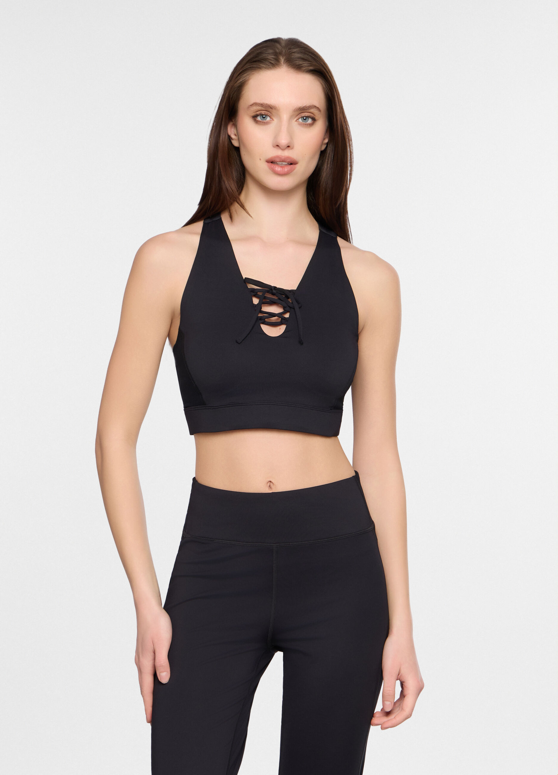 Top fitted in interlock stretch donna_0