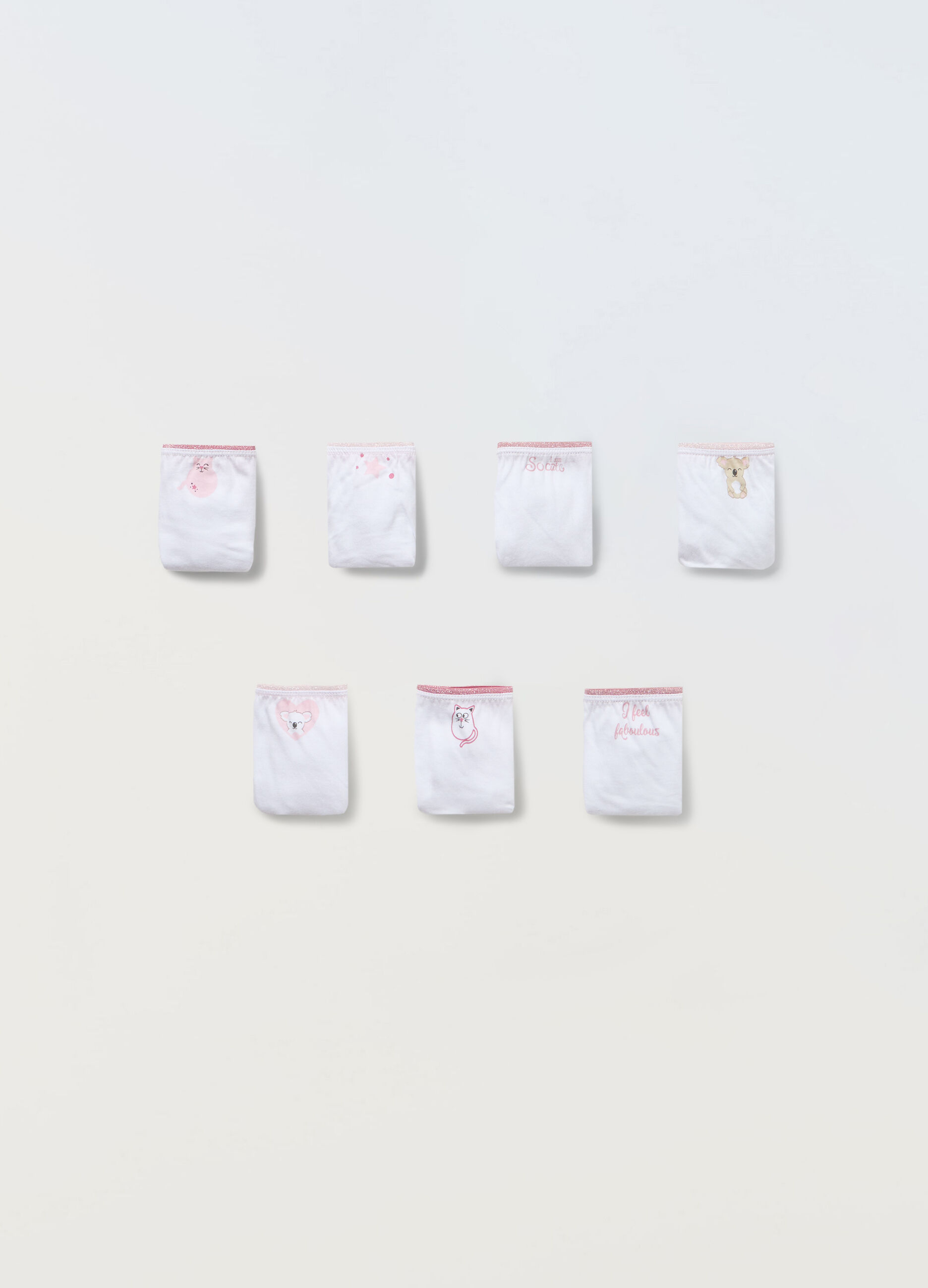 Pack 7 slip in puro cotone bambina_1