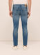 Jeans 5 tasche slim fit in denim di cotone stretch uomo_1
