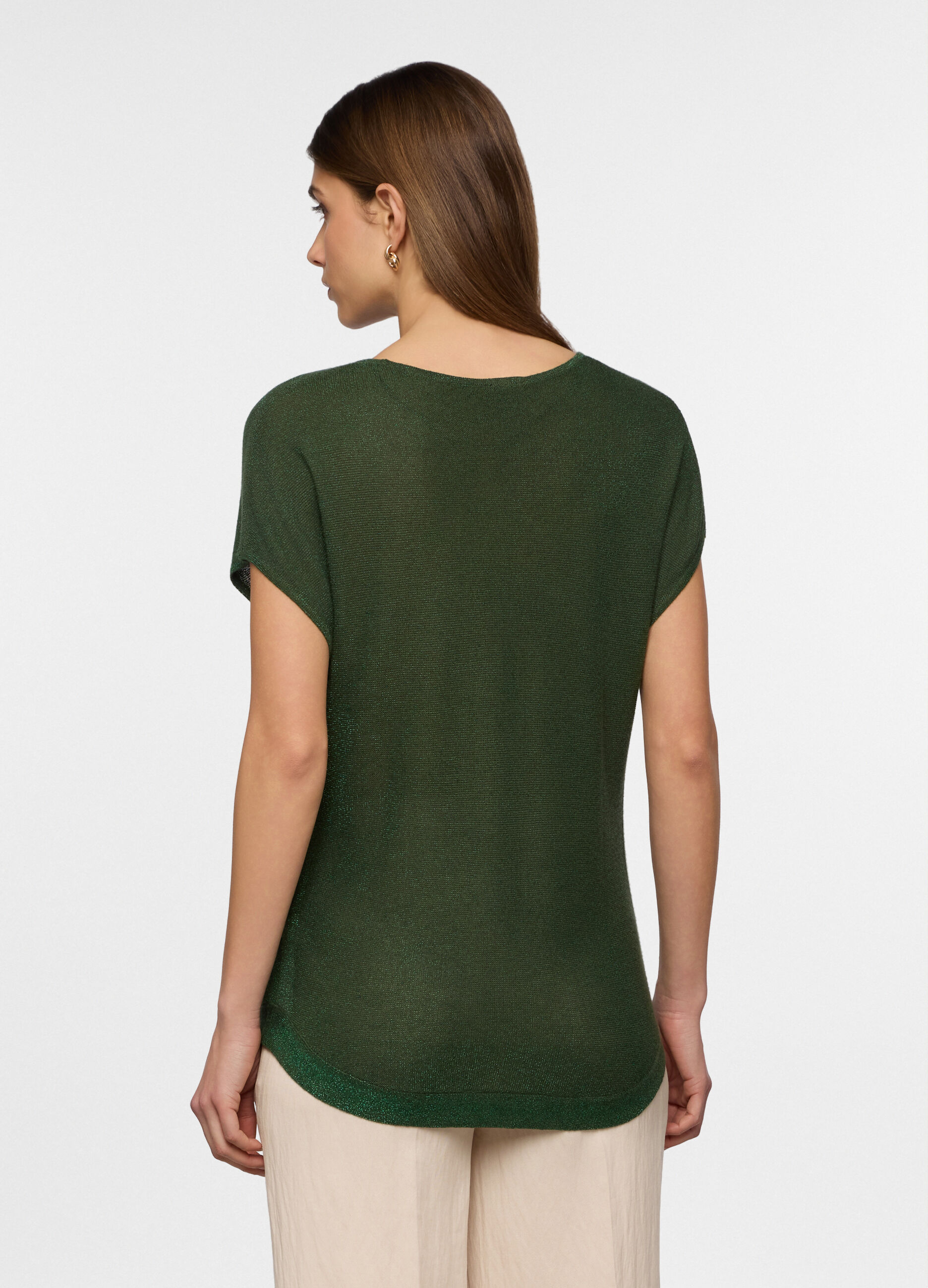 T-shirt kimono girocollo donna_1