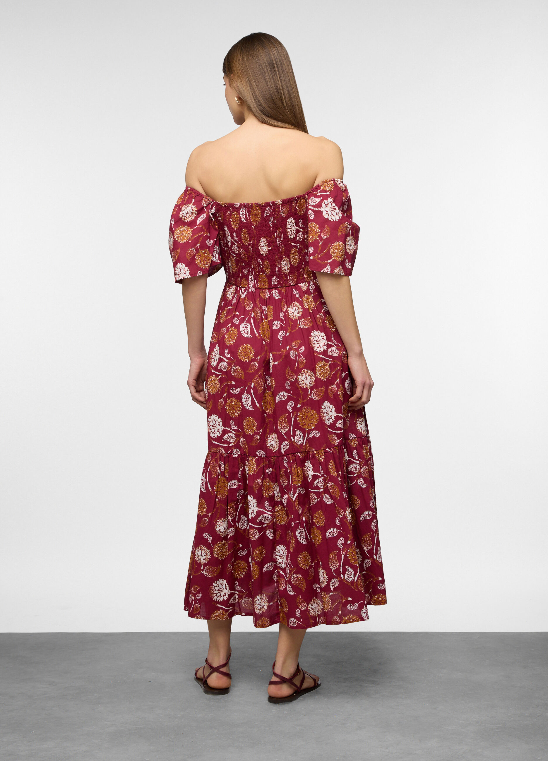 Abito lungo in puro cotone donna_1