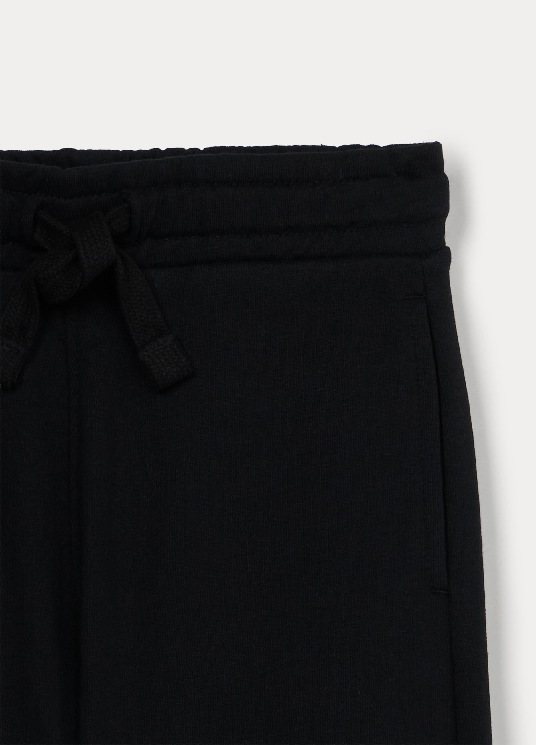 Jogger in french terry di puro cotone bambino_2