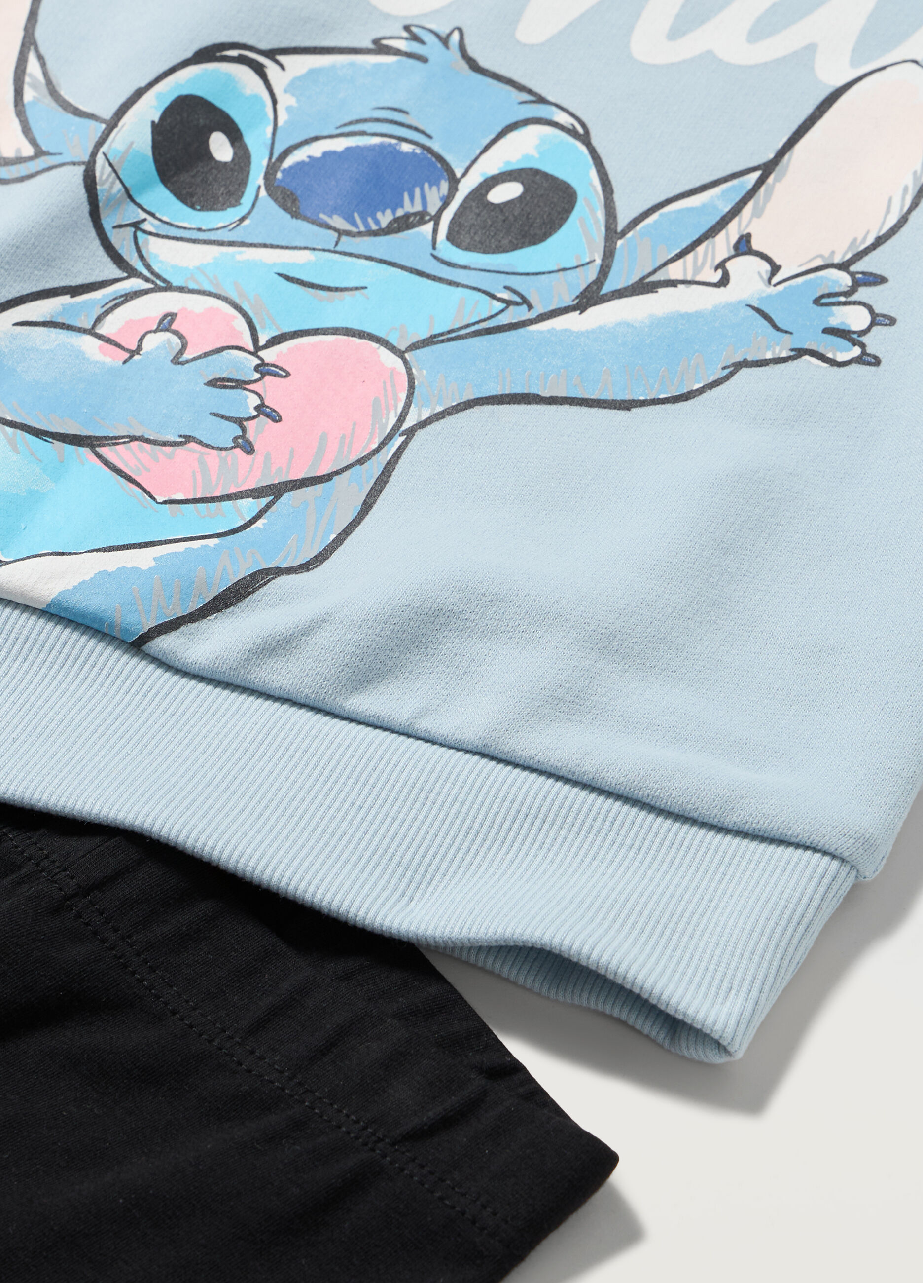 Jogging set Lilo & Stitch in puro cotone bambina_1