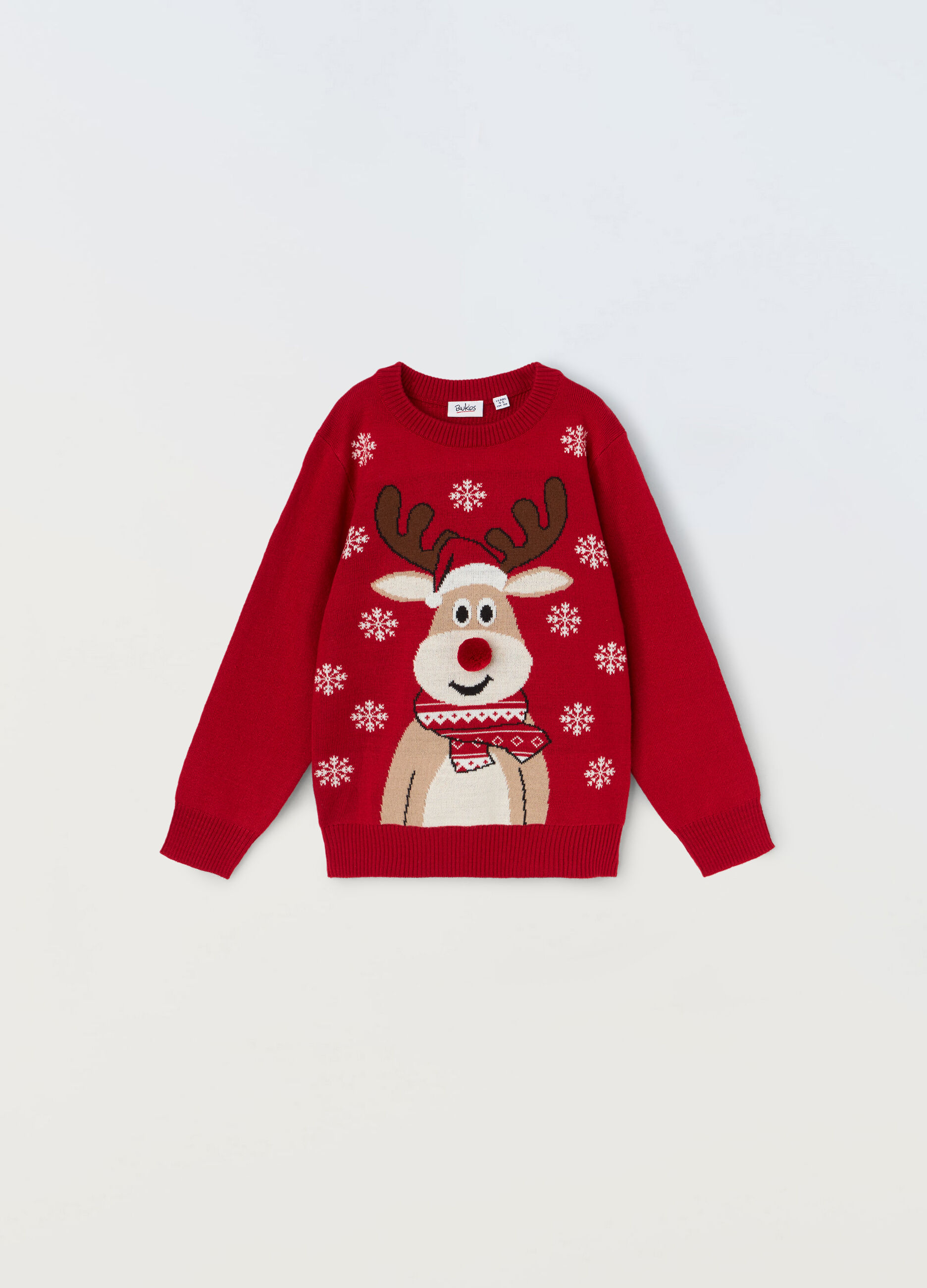 Girocollo tricot Natale bambino_0