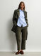 Pantaloni chino Fit Regular misto cotone stretch donna_0