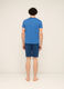Pigiama corto in cotone bicolor uomo_1