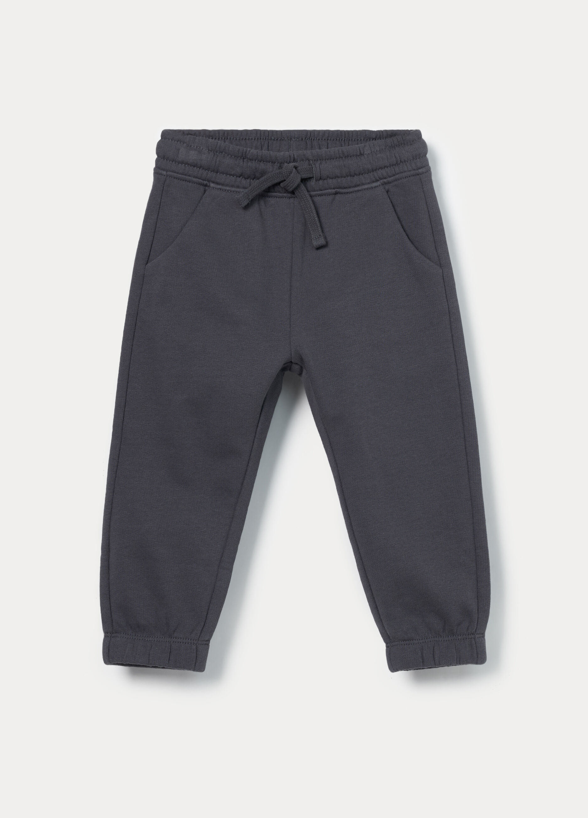 Jogger in french terry di puro cotone bimbo_0