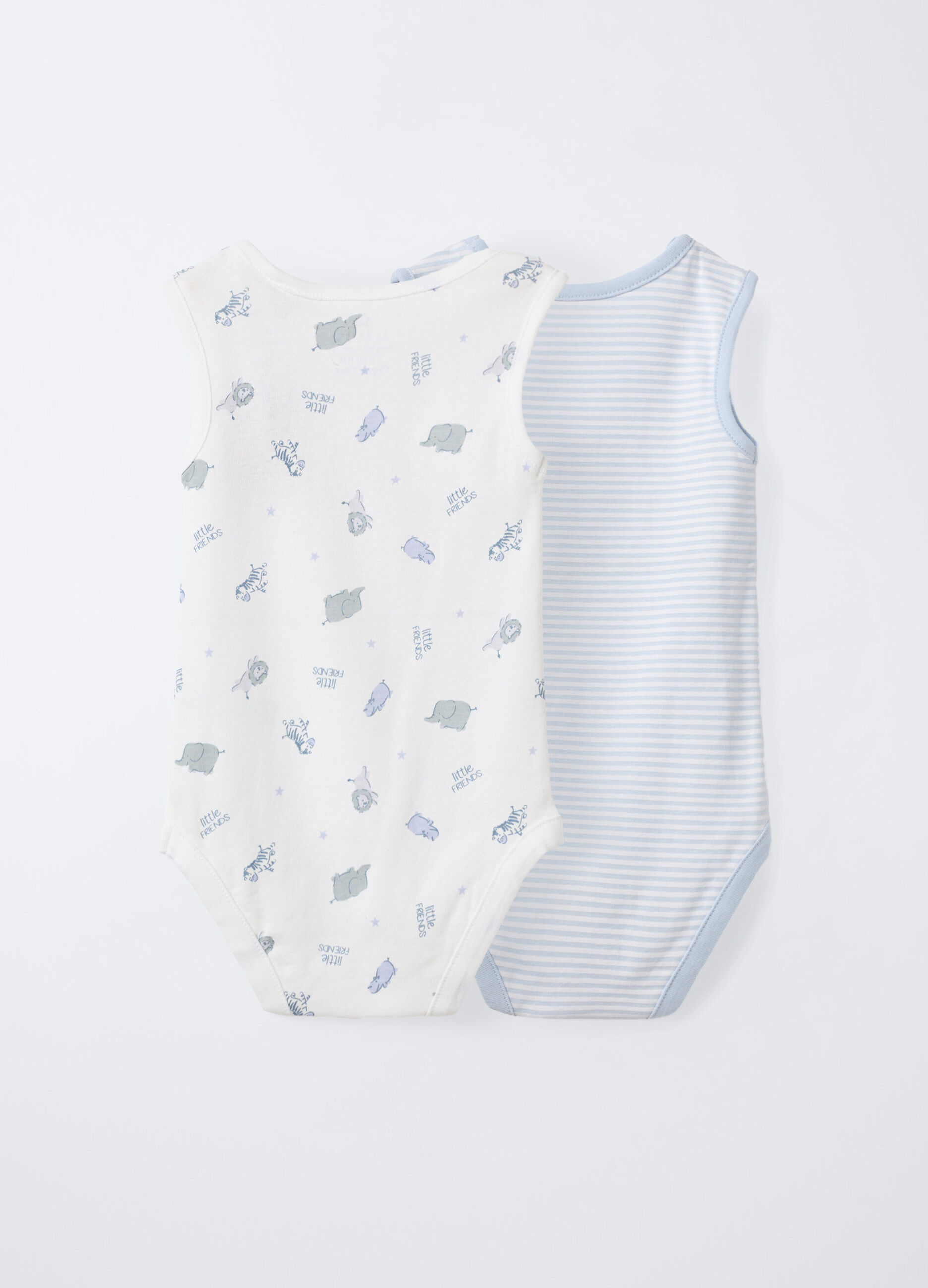 Pack 2 body in costina di puro cotone _1