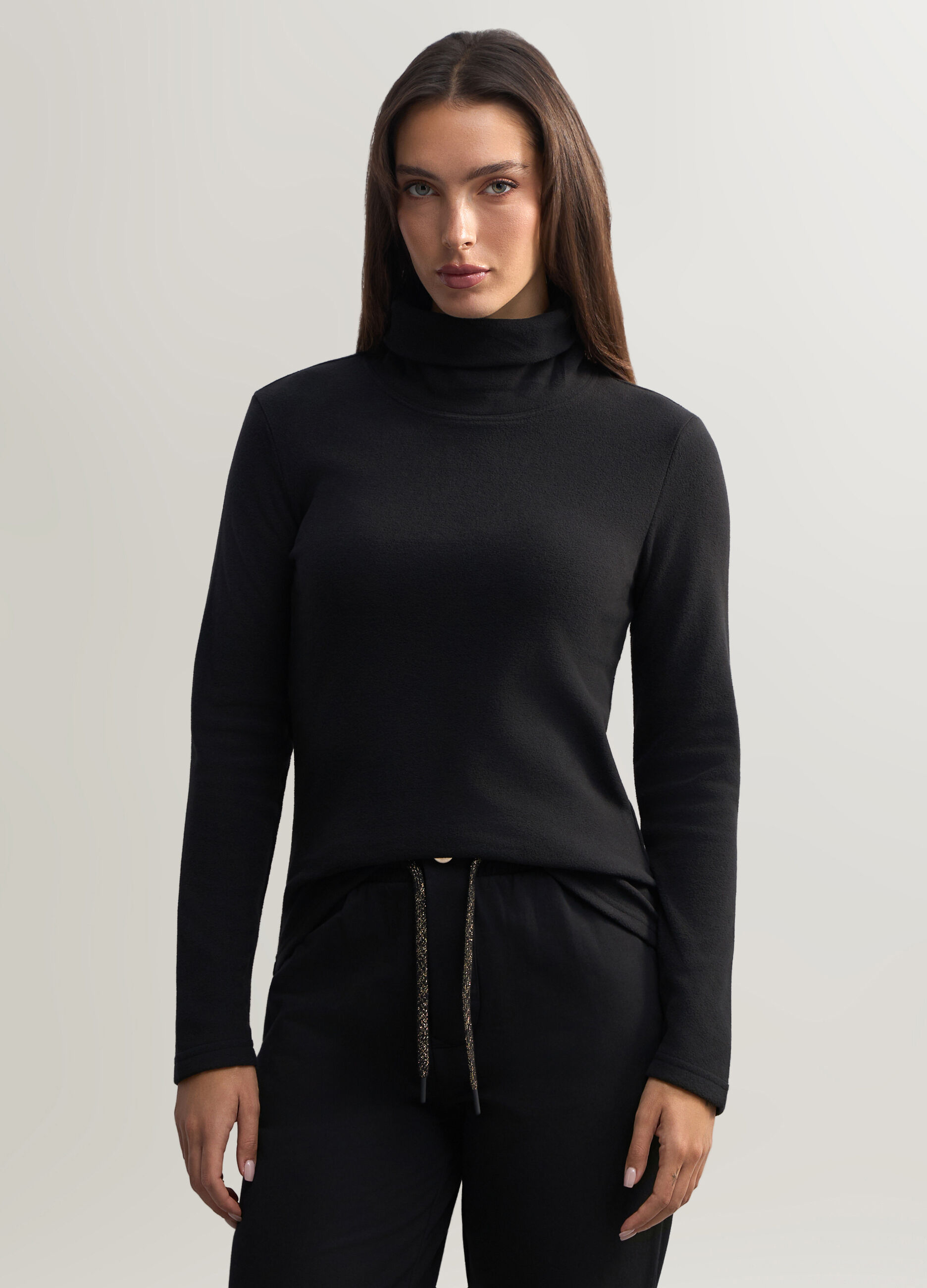 Lupetto Fitted in pile donna_0