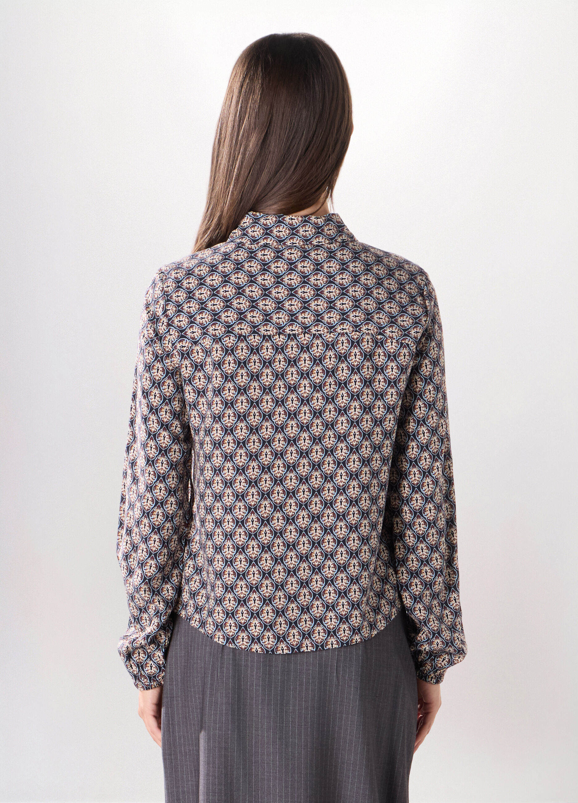 Camicia in pura viscosa donna_1