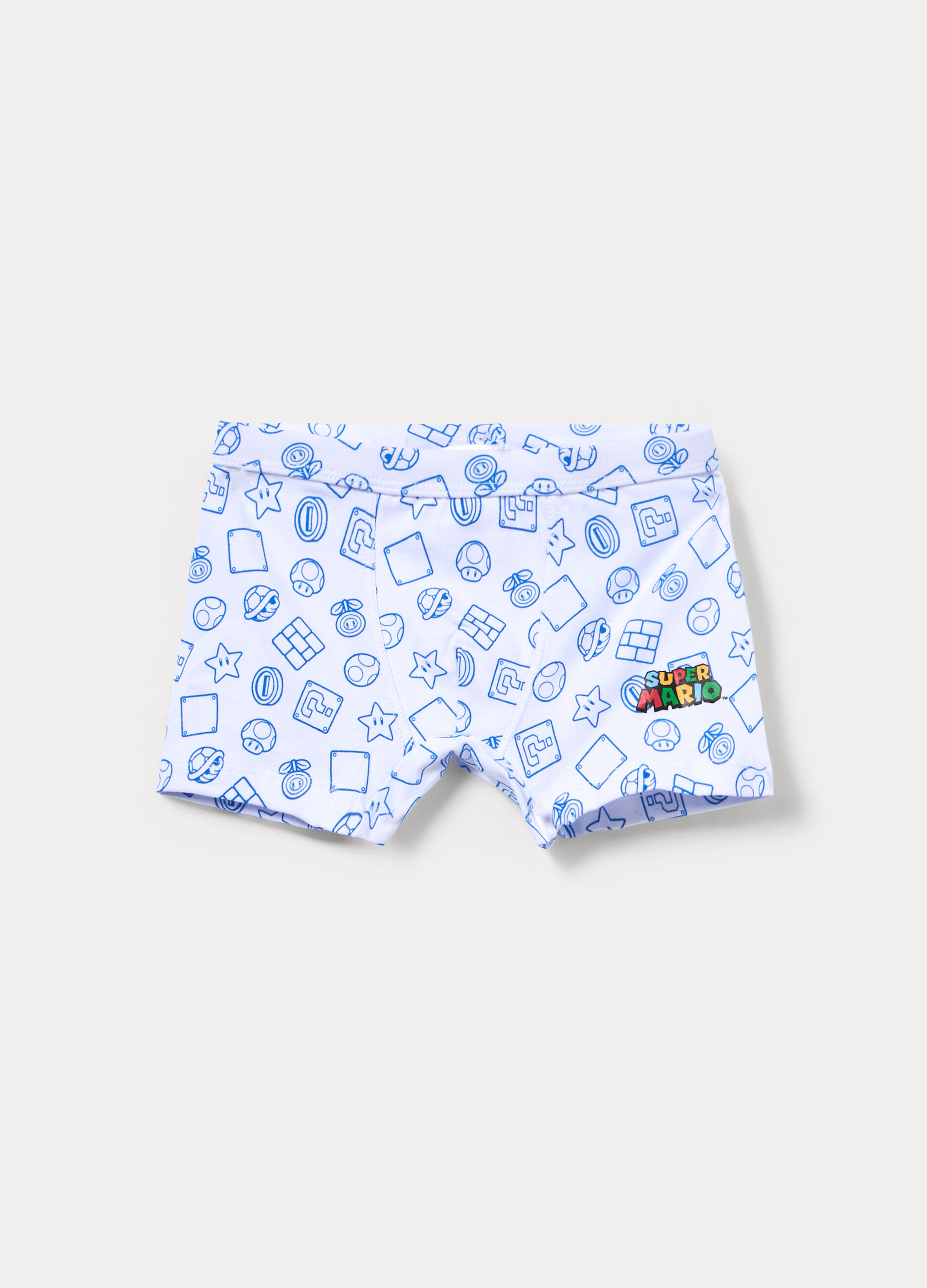 Pack 3 boxer Super Mario in jersey di cotone stretch bambino_1