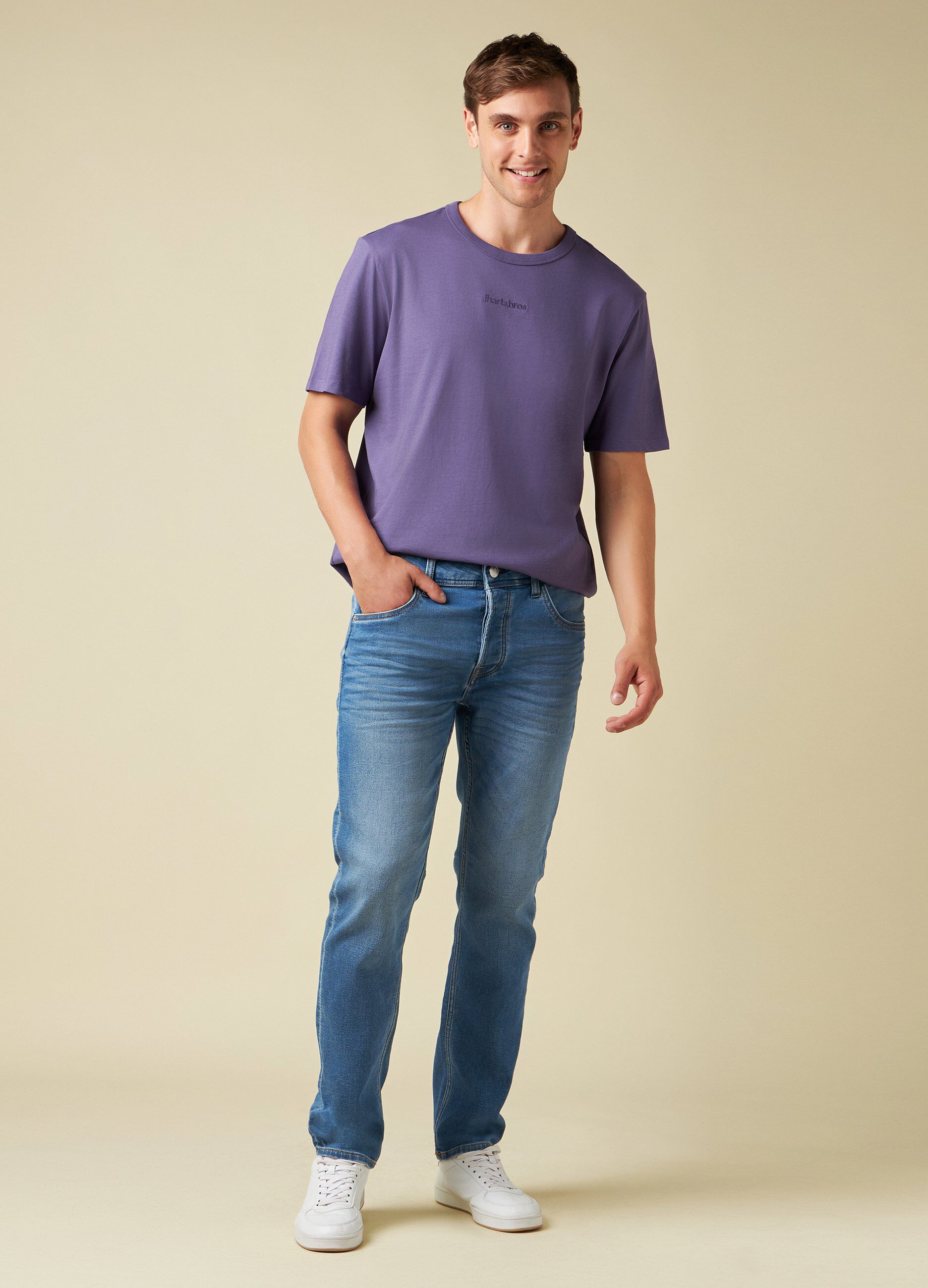 Jeans regular uomo hotsell