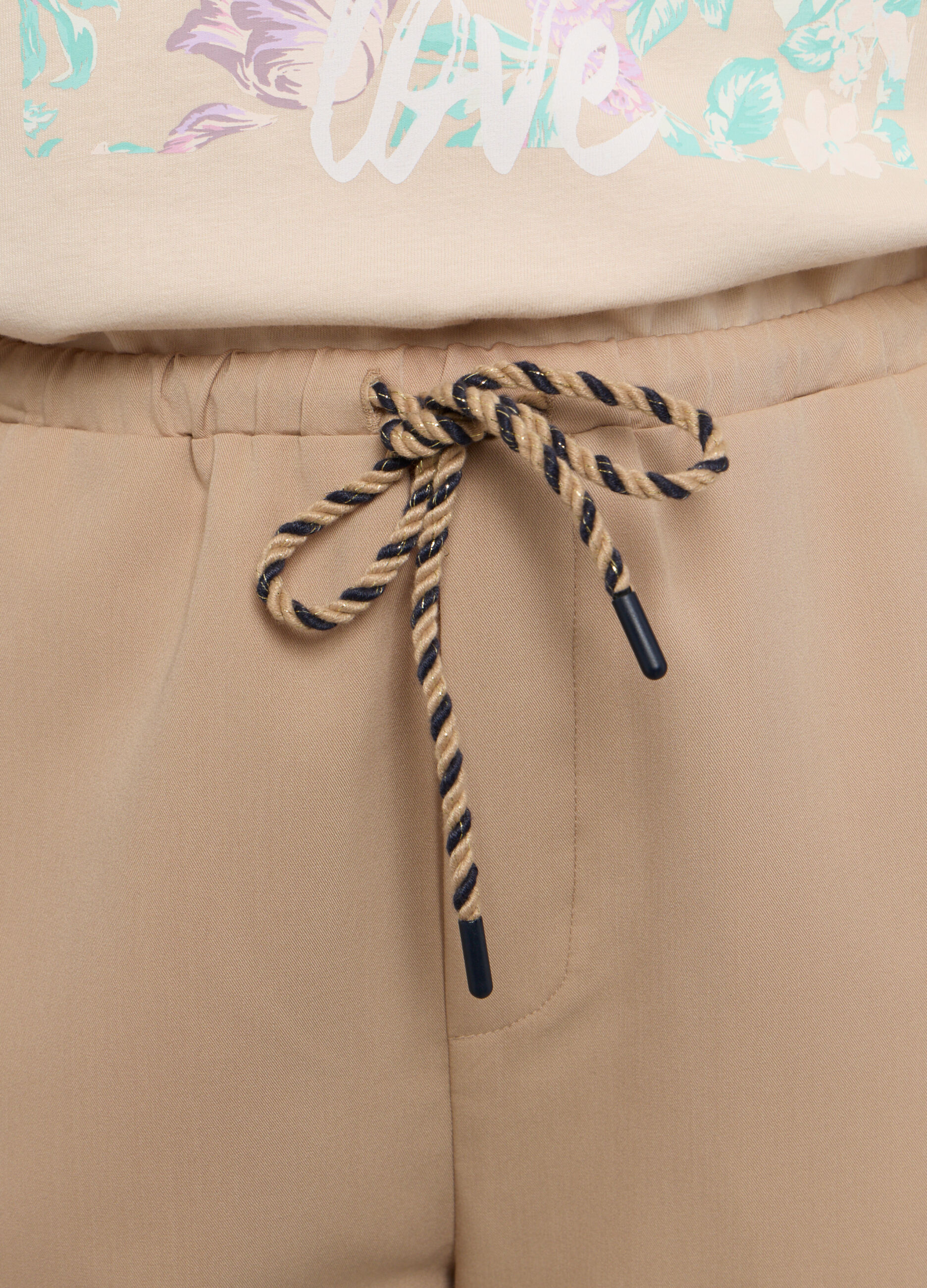 Pantaloni misto viscosa stretch donna_2