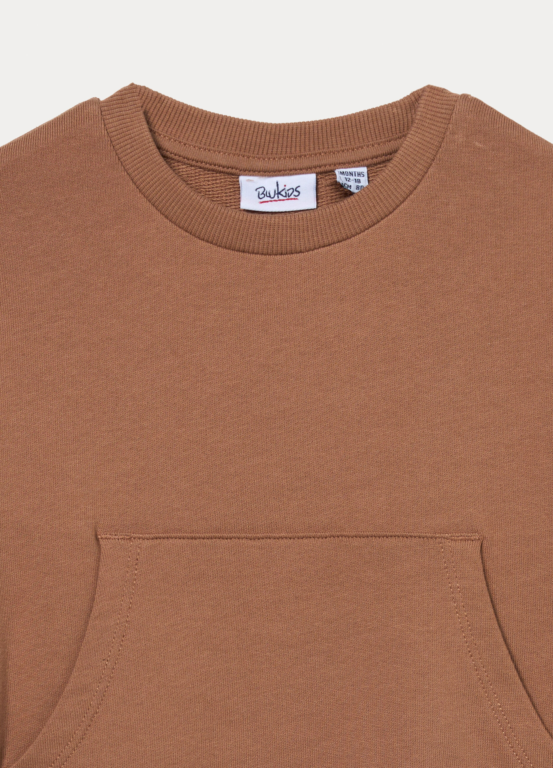 Felpa in french terry di puro cotone bimbo_2