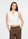 Gilet fit Cropped in cotone donna_0