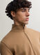 Felpa lupetto con zip in misto cotone uomo_2