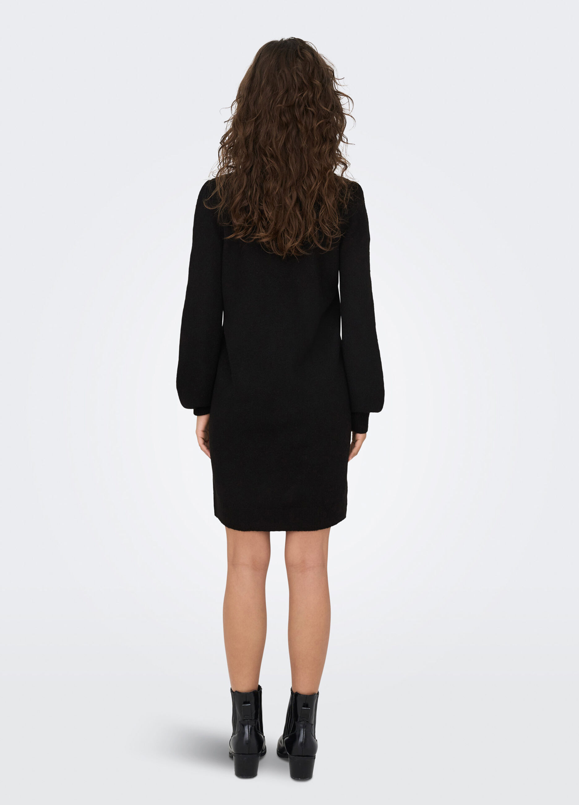 Abito corto tricot donna_1