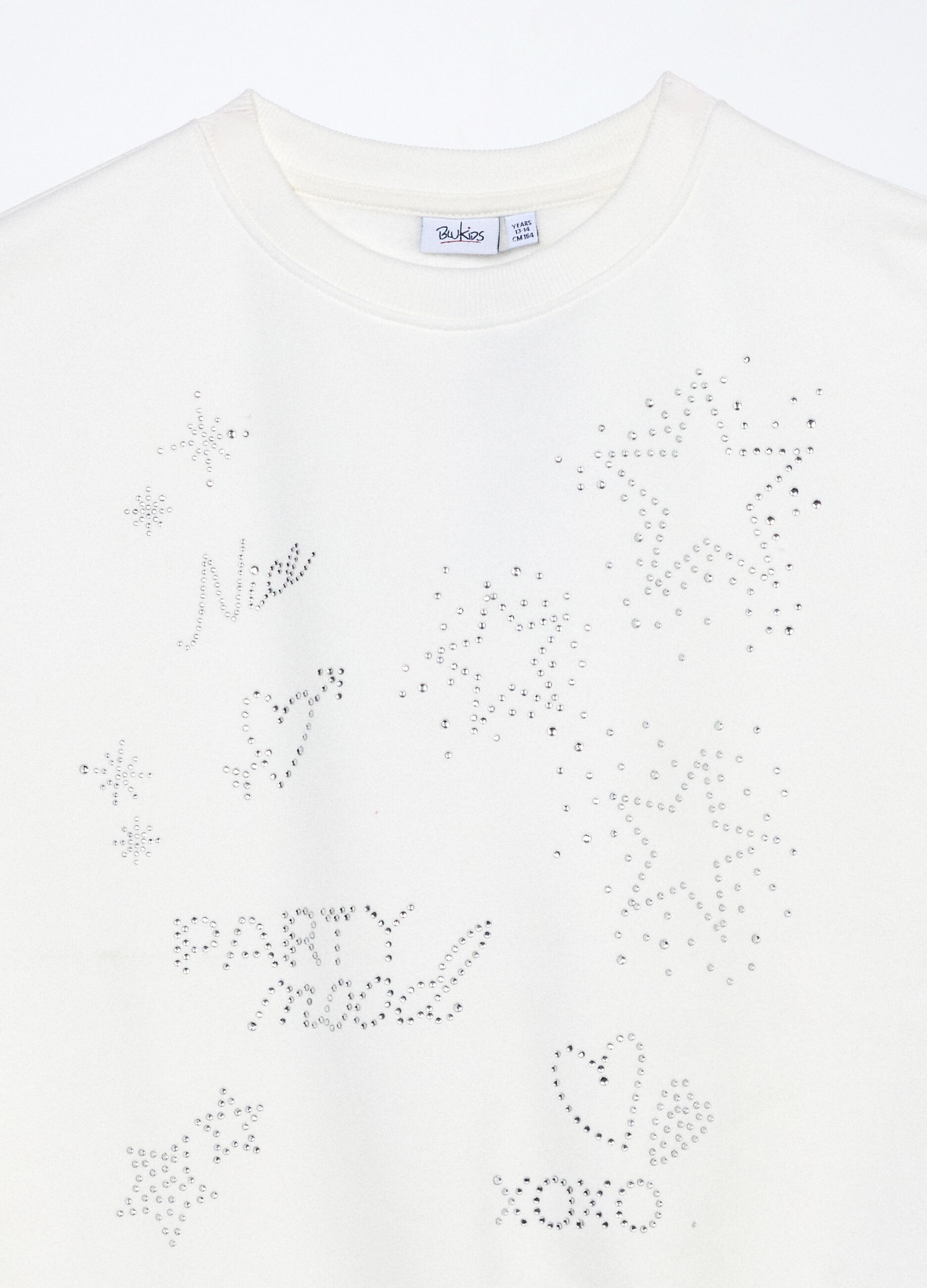 Felpa misto cotone ragazza_2