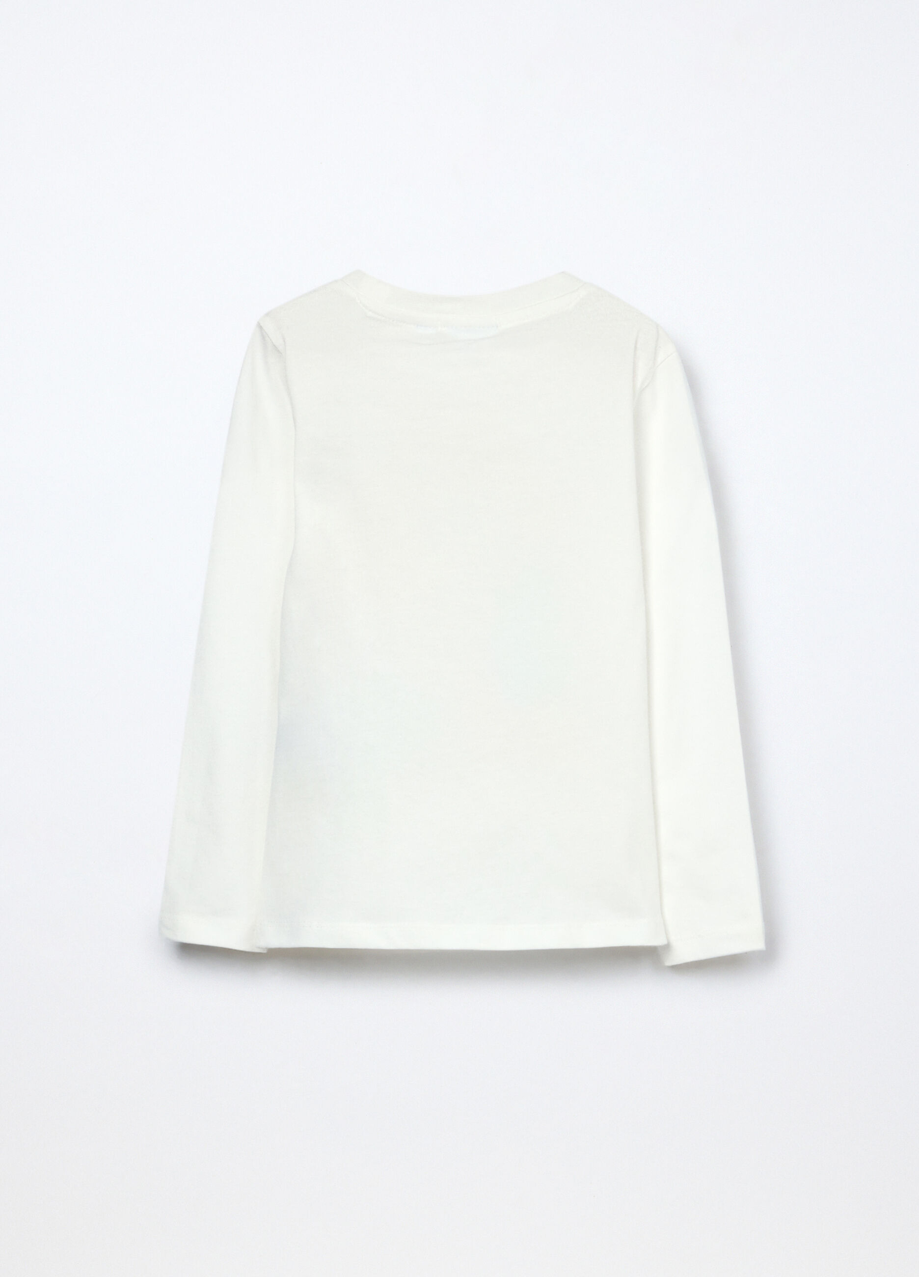 T-shirt in jersey di puro cotone bambina_1