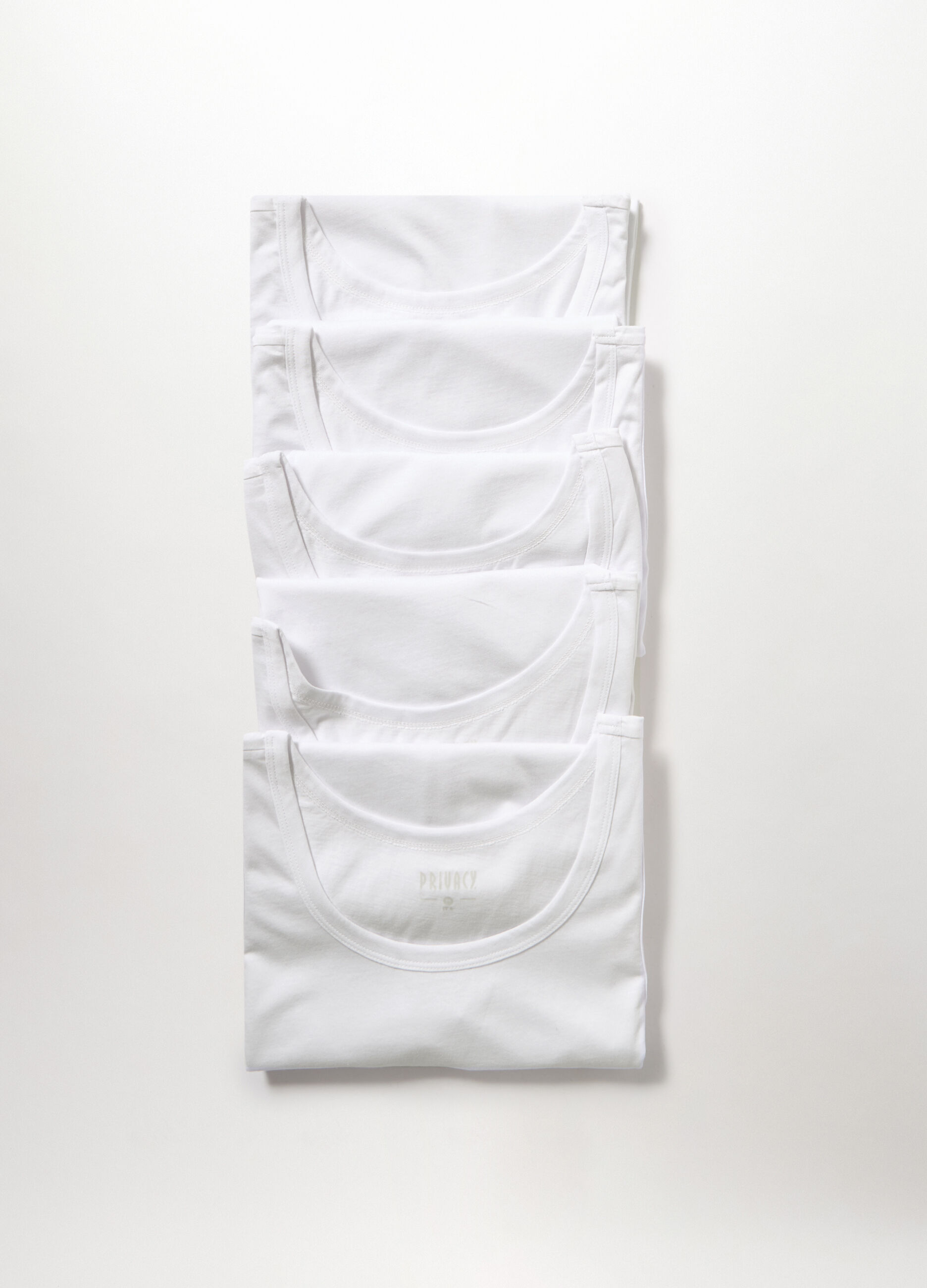 5 pack canotte in jersey di cotone uomo_0