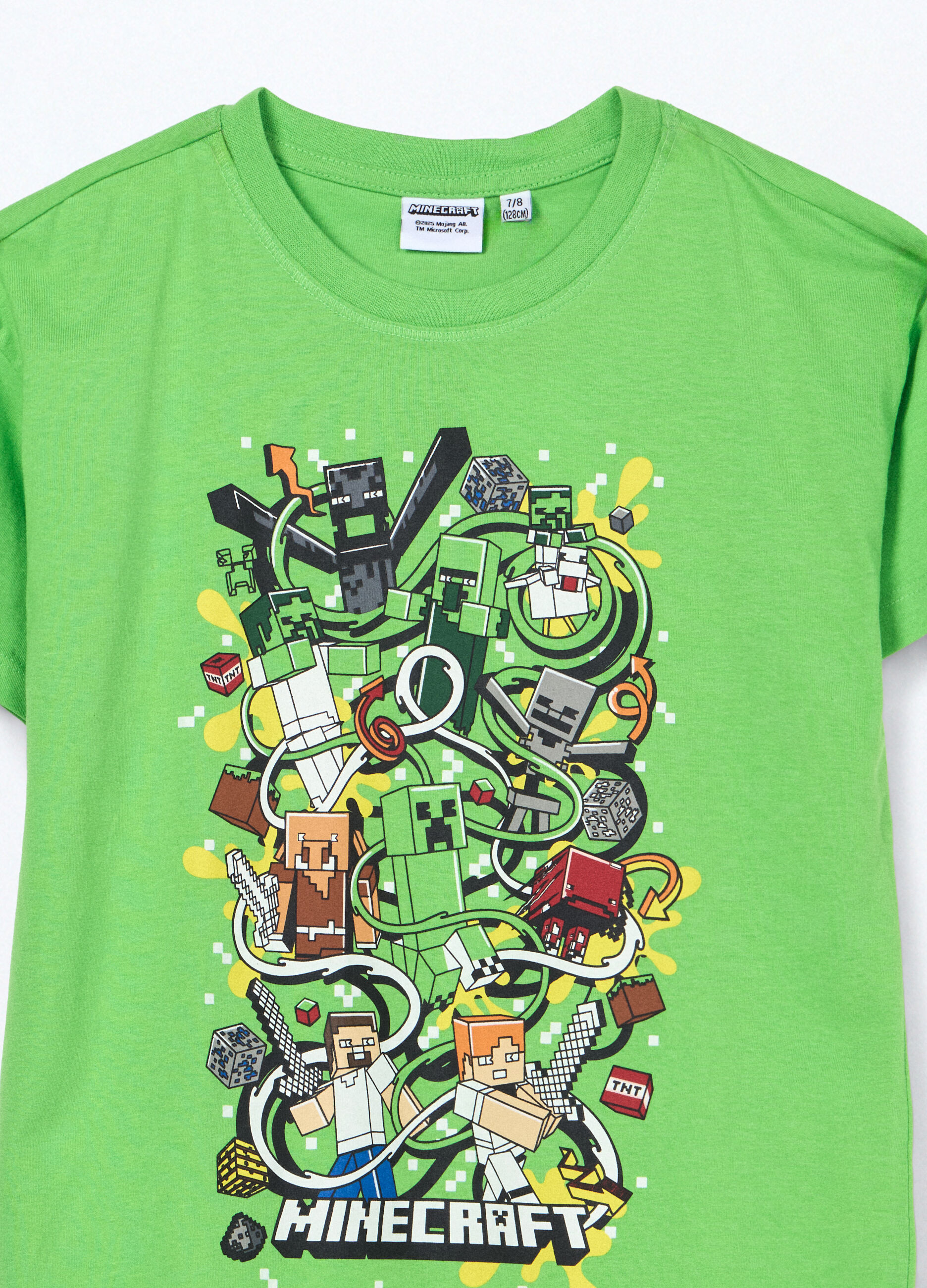 T-shirt Minecraft in jersey di puro cotone bambino_2