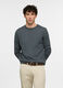 Maglione girocollo in jersey uomo_0
