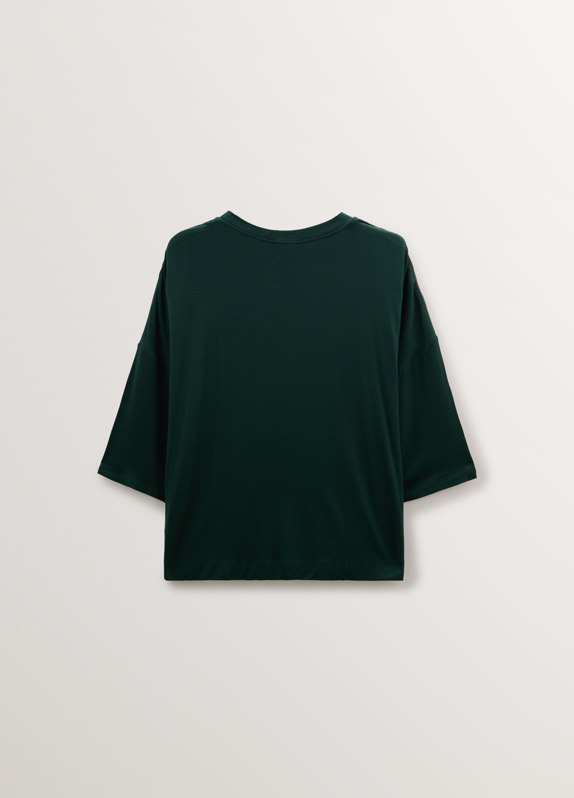 T-shirt girocollo Relaxed Fit in viscosa stretch donna curvy_1
