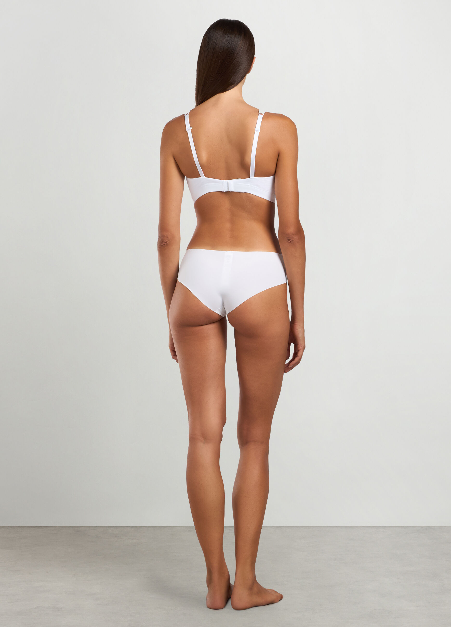 Reggiseno triangolo in cotone elasticizzato donna