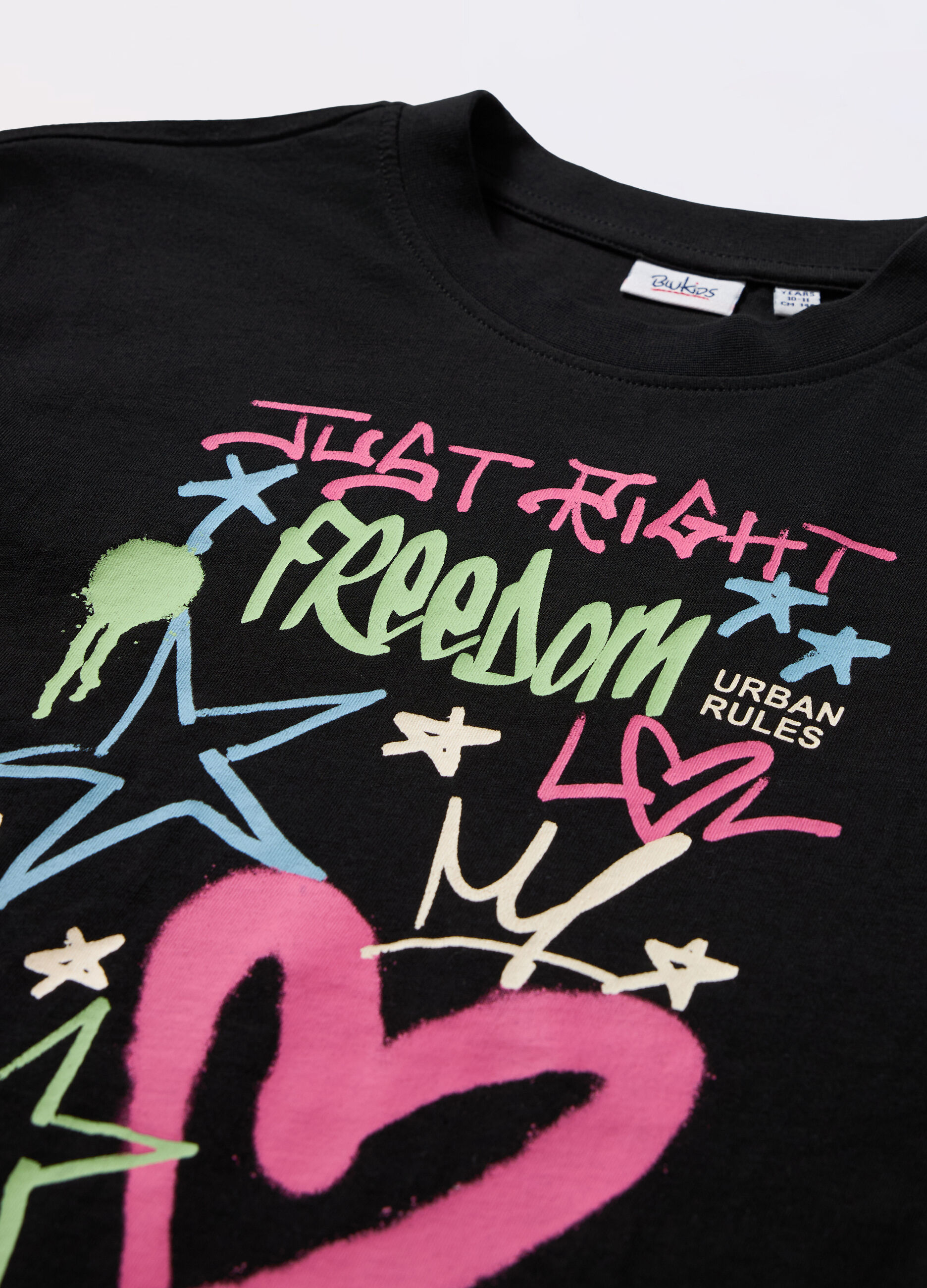 T-shirt in jersey di puro cotone ragazza_1