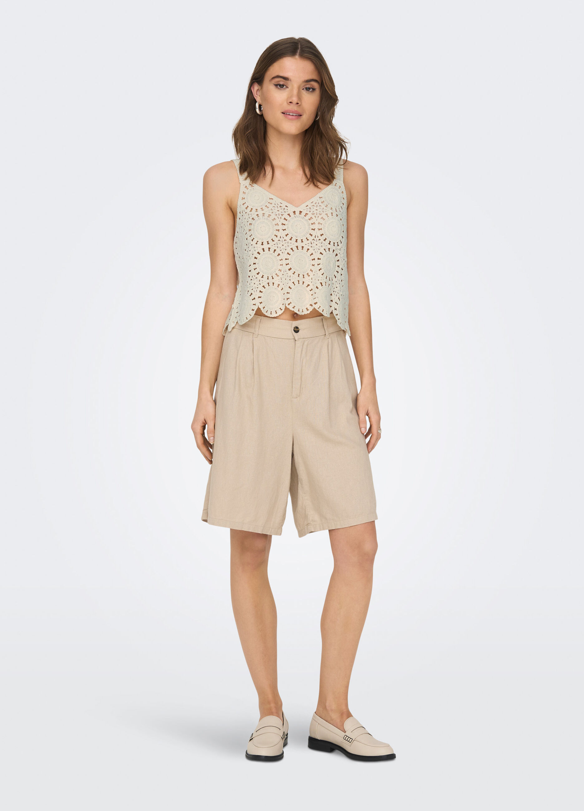 Top crochet donna