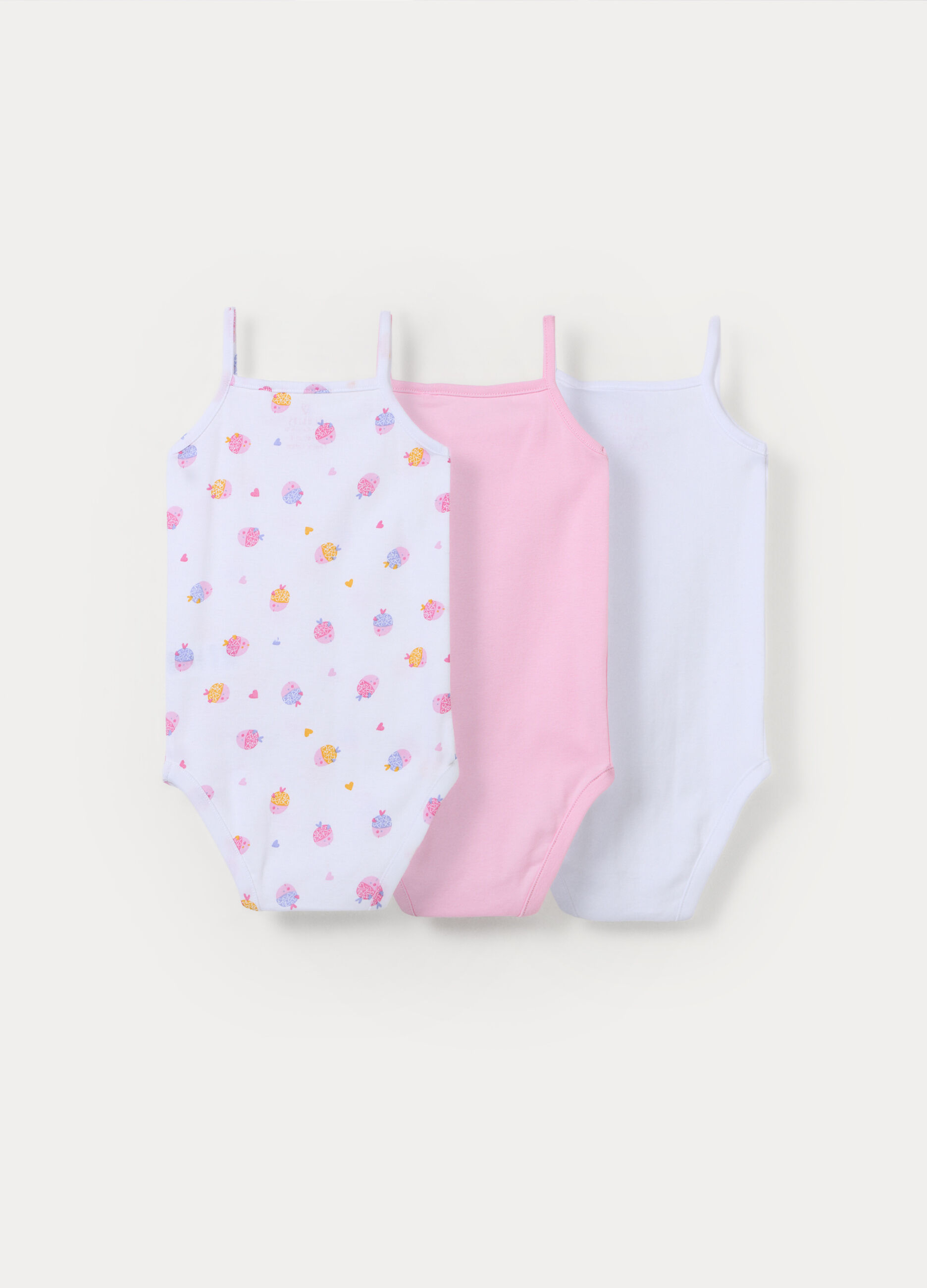 Pack 3 body in costina di puro cotone _1