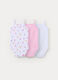 Pack 3 body in costina di puro cotone _1