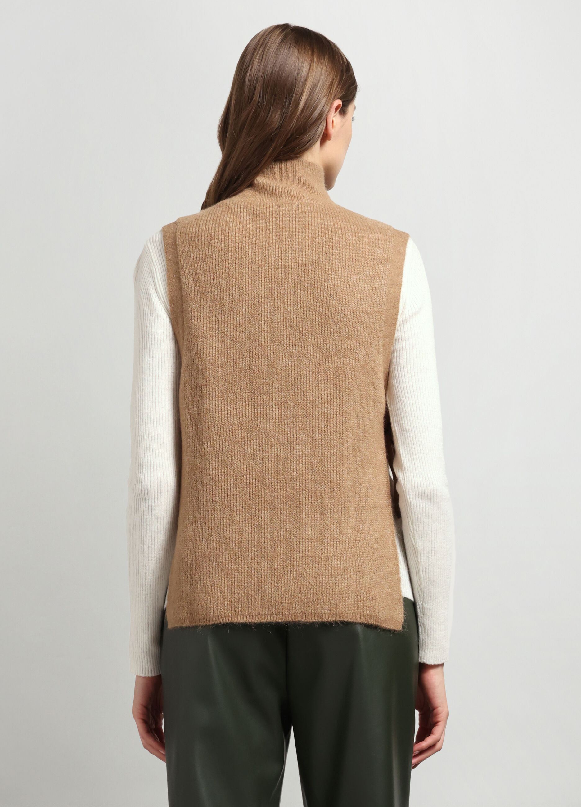 Gilet misto lana mohair donna_1