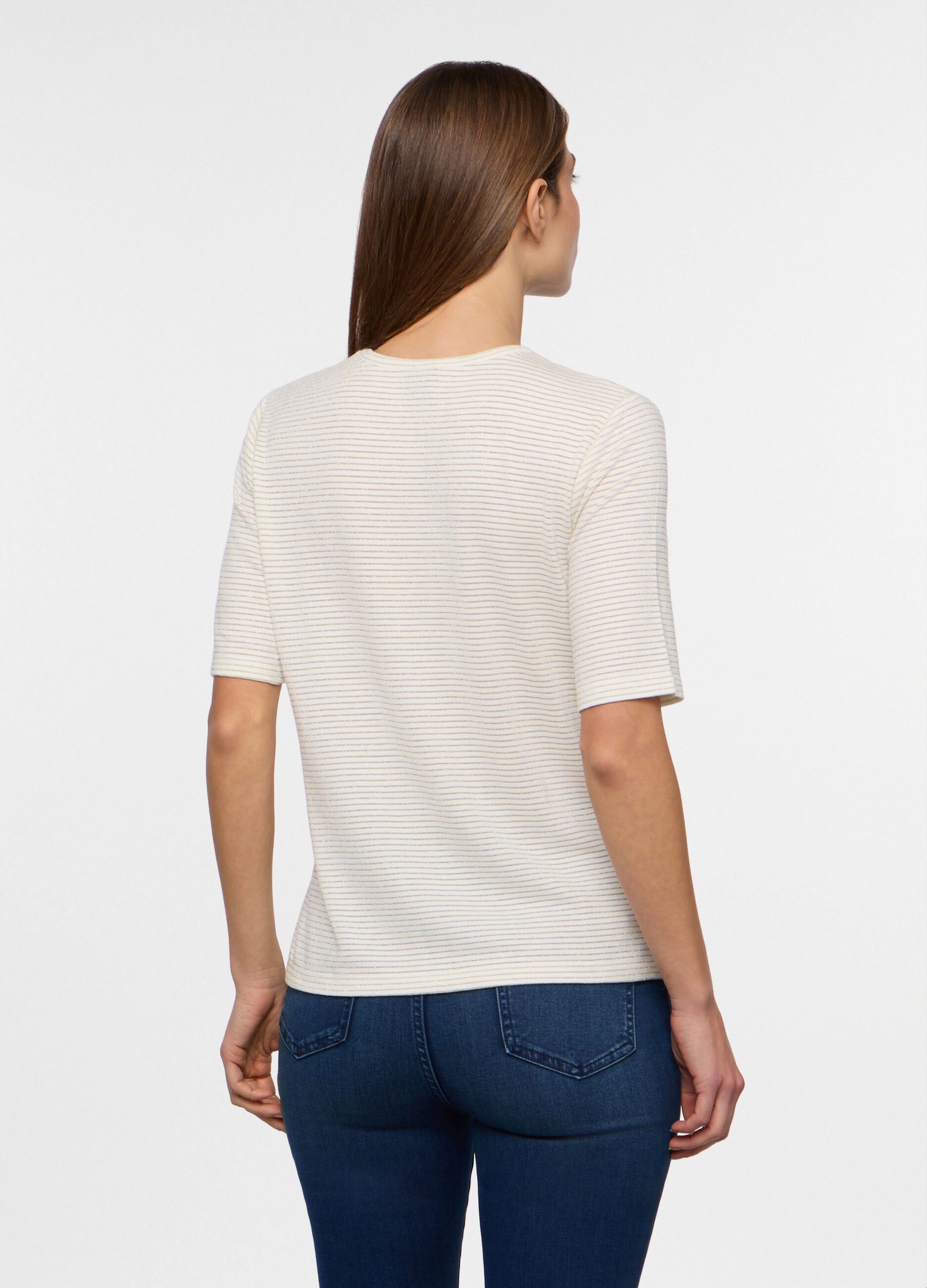 T-shirt rigata donna_1