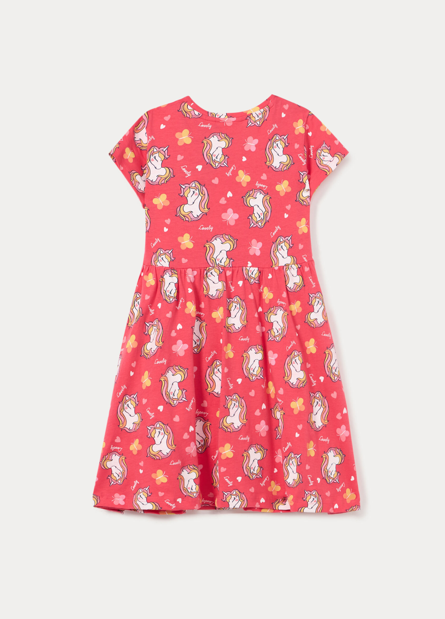 Vestito in jersey di puro cotone bambina_1