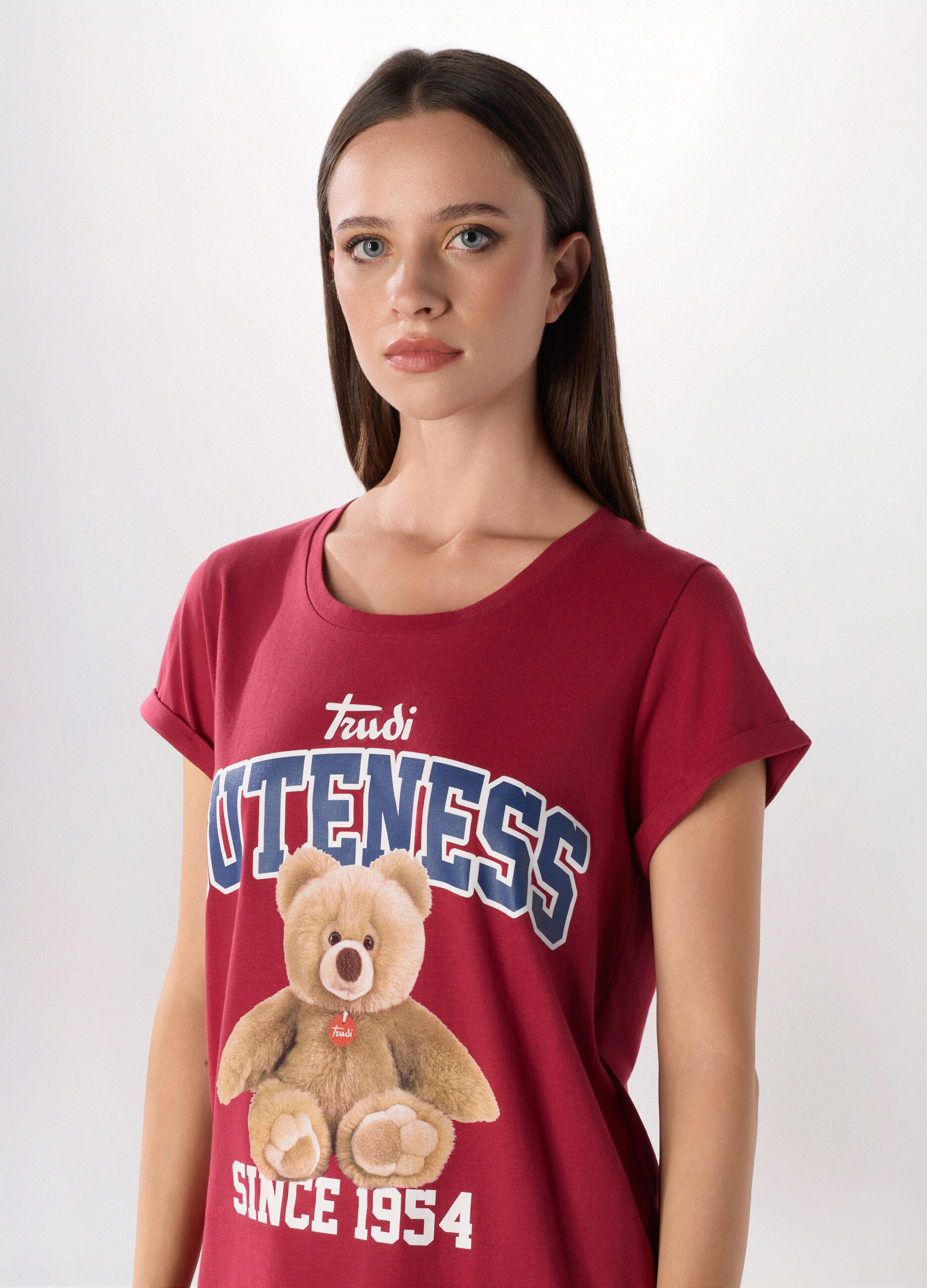 Set pigiama corto in puro cotone donna_2