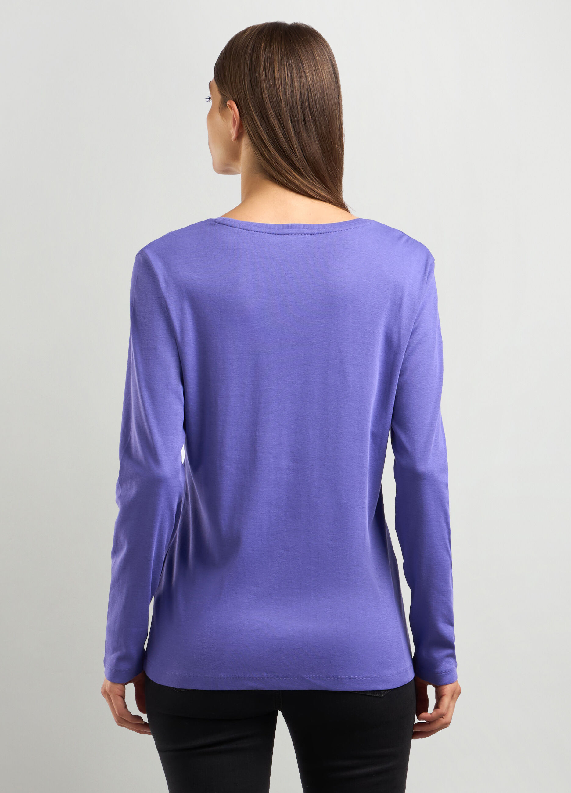 T-shirt in puro cotone donna_1