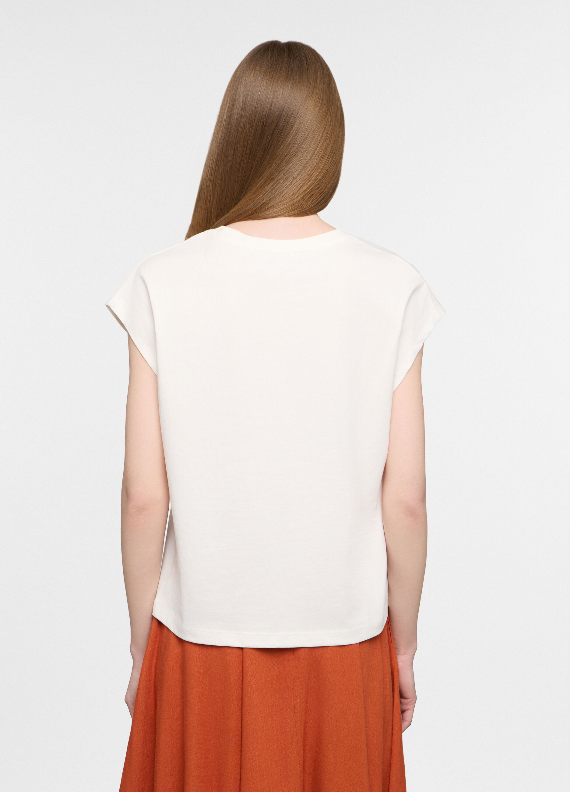 T-shirt girocollo donna_1