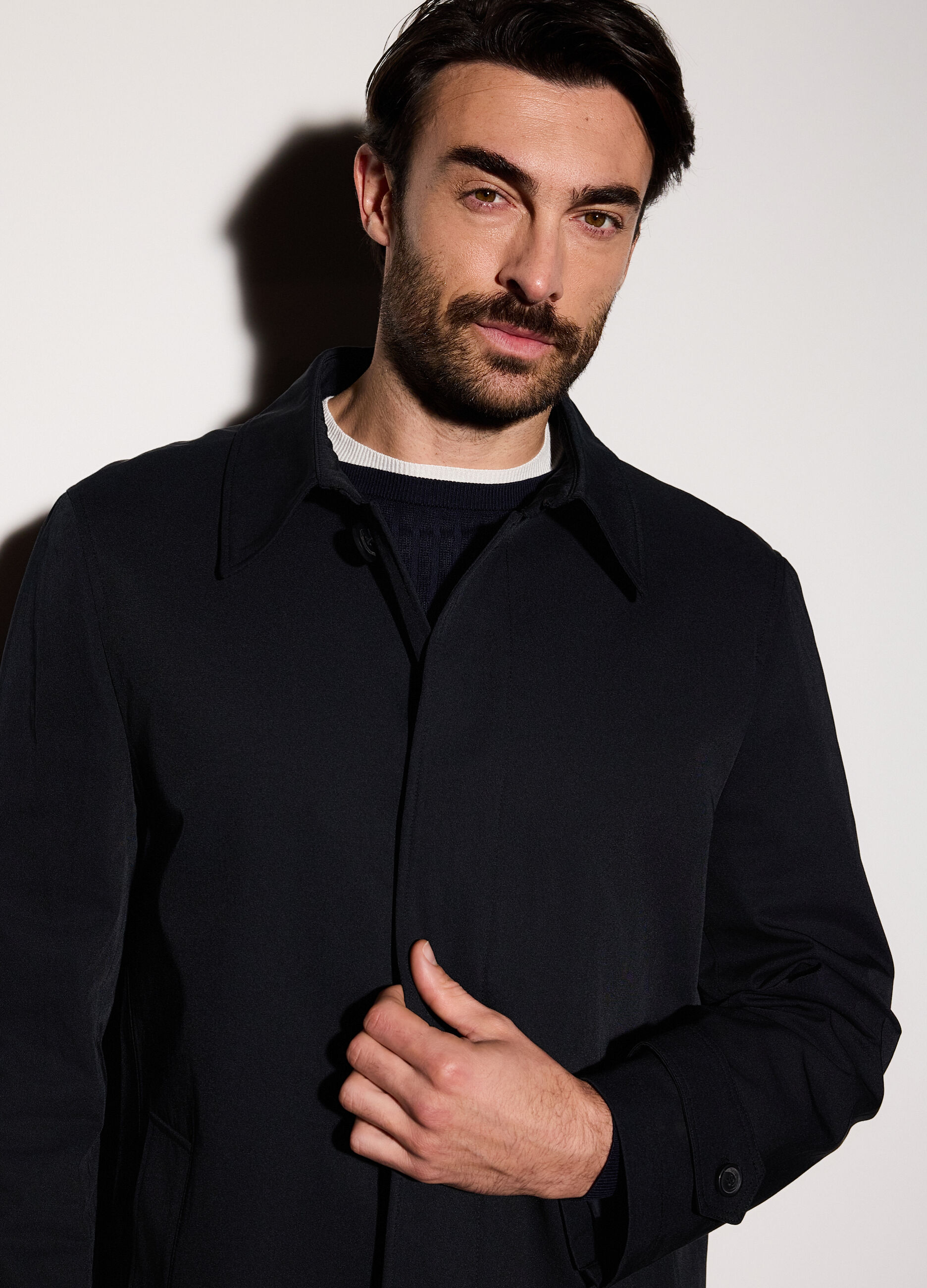 Cappotto in misto cotone uomo_2