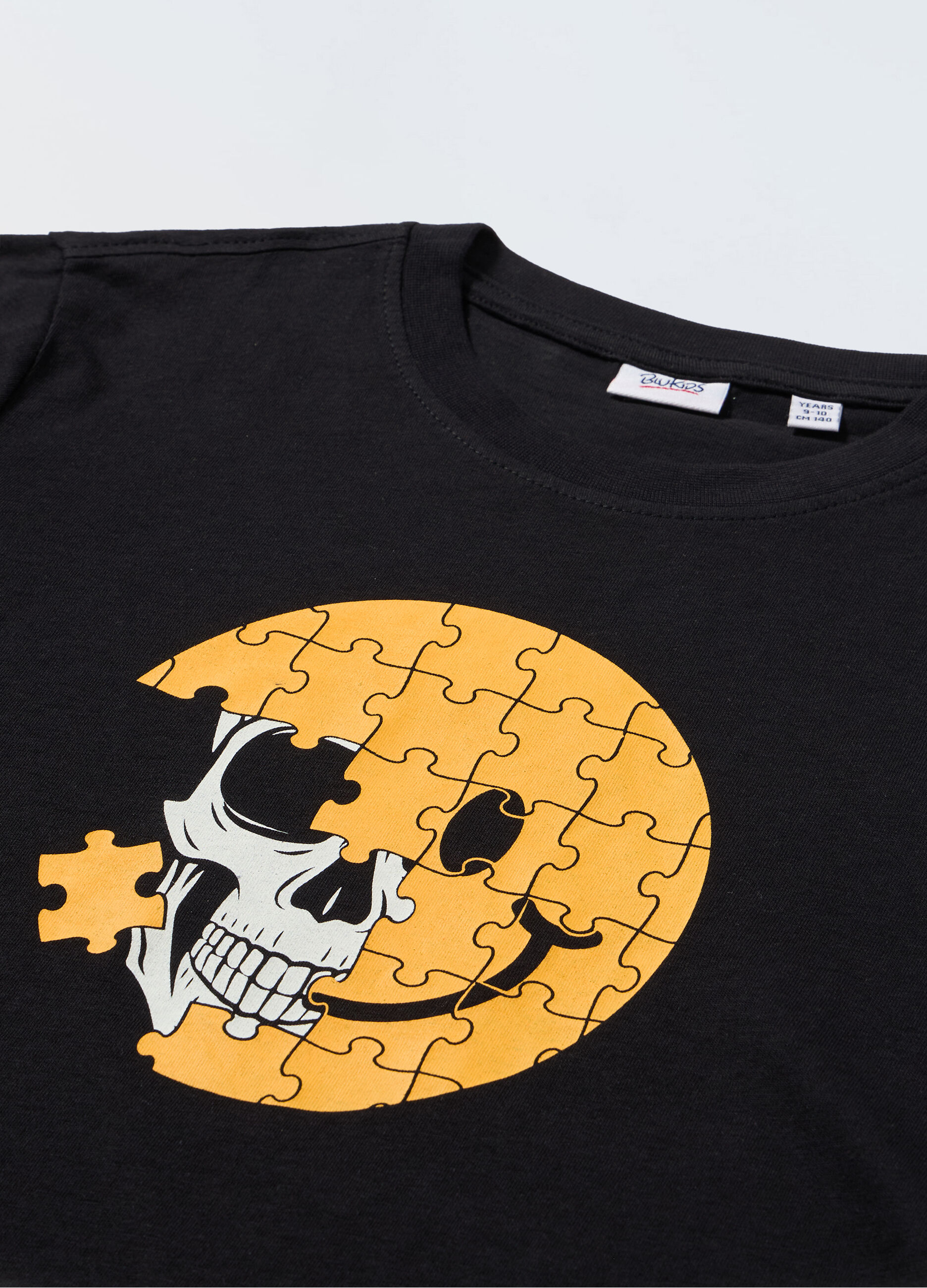 T-shirt a maniche lunghe in puro cotone ragazzo_1