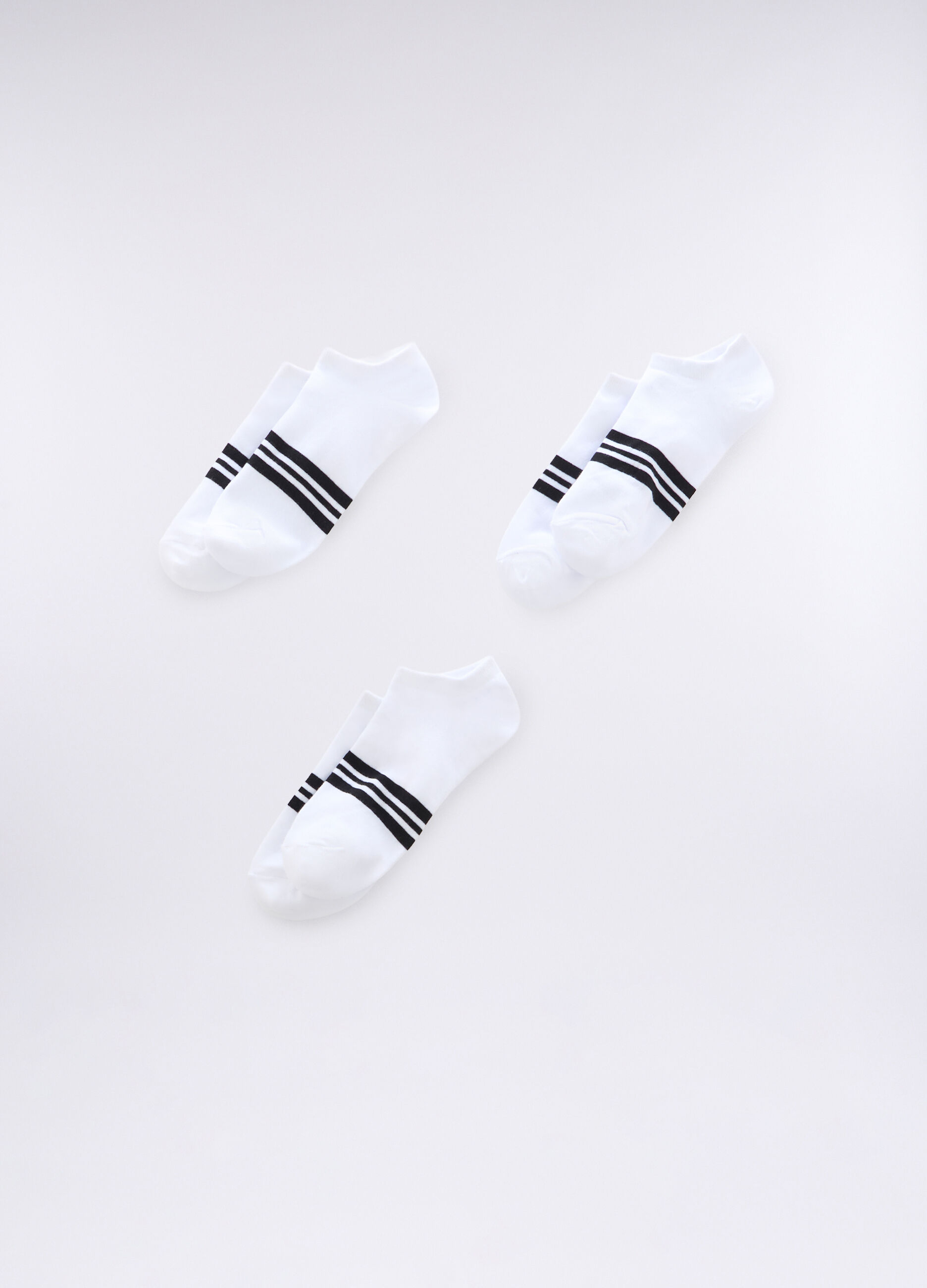 3 pack calzini sportivi a strisce uomo_0