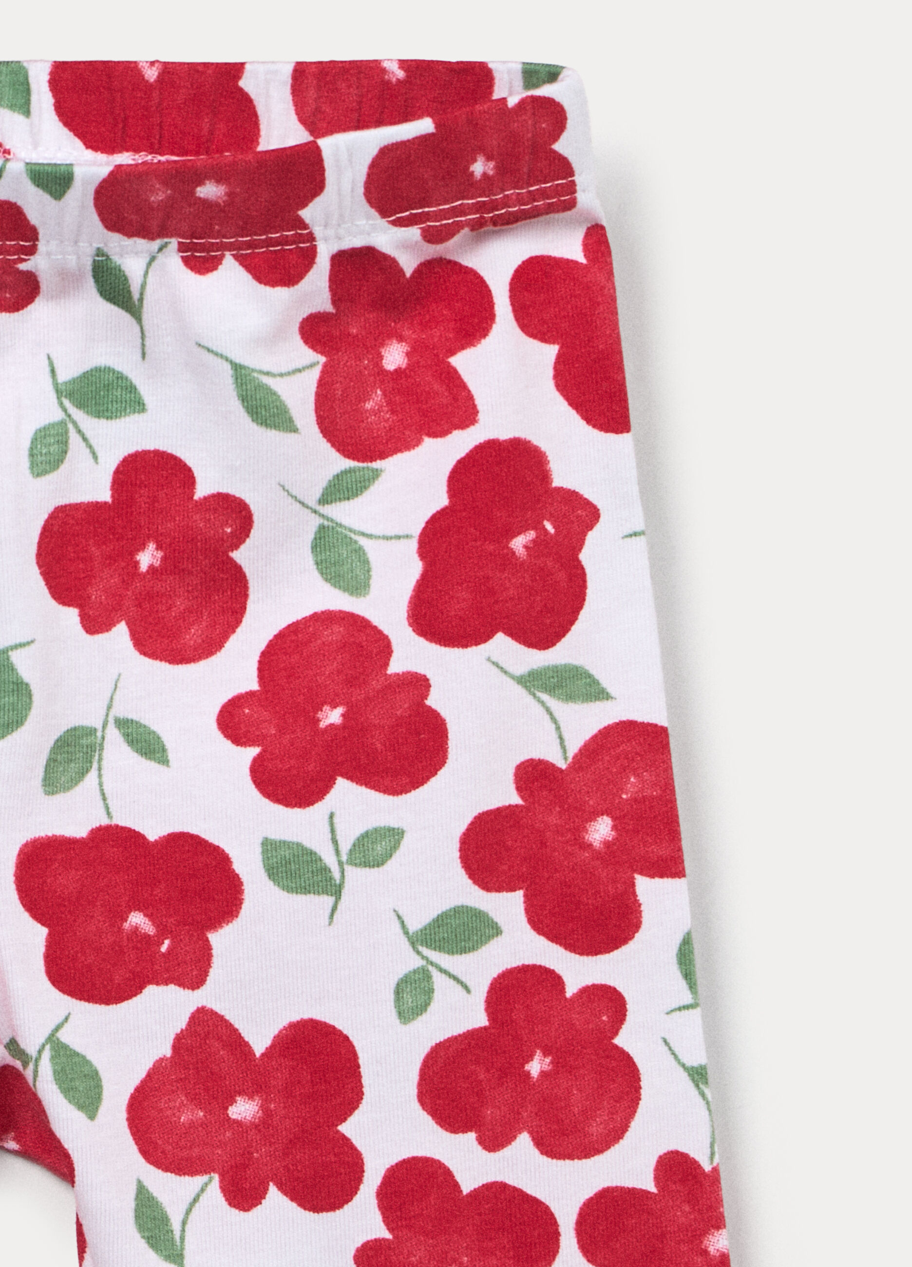 Jogging set in jersey di cotone stretch neonata_3