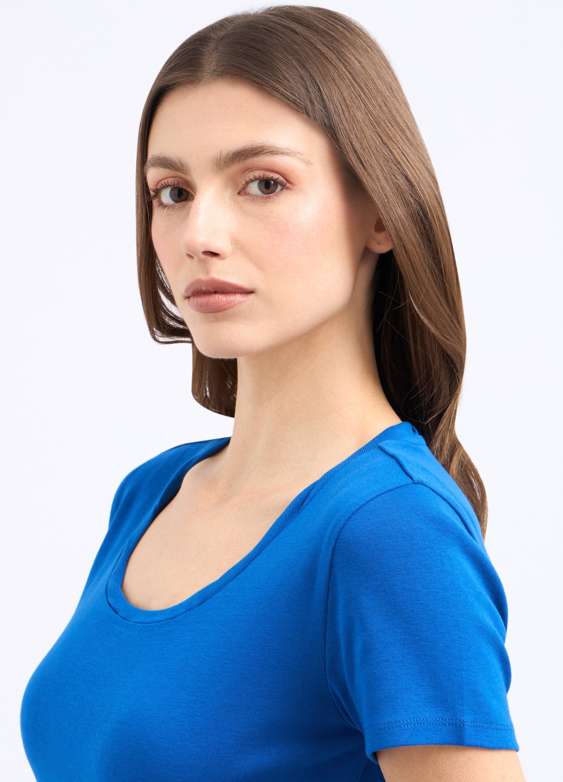 T-shirt in puro cotone donna_2