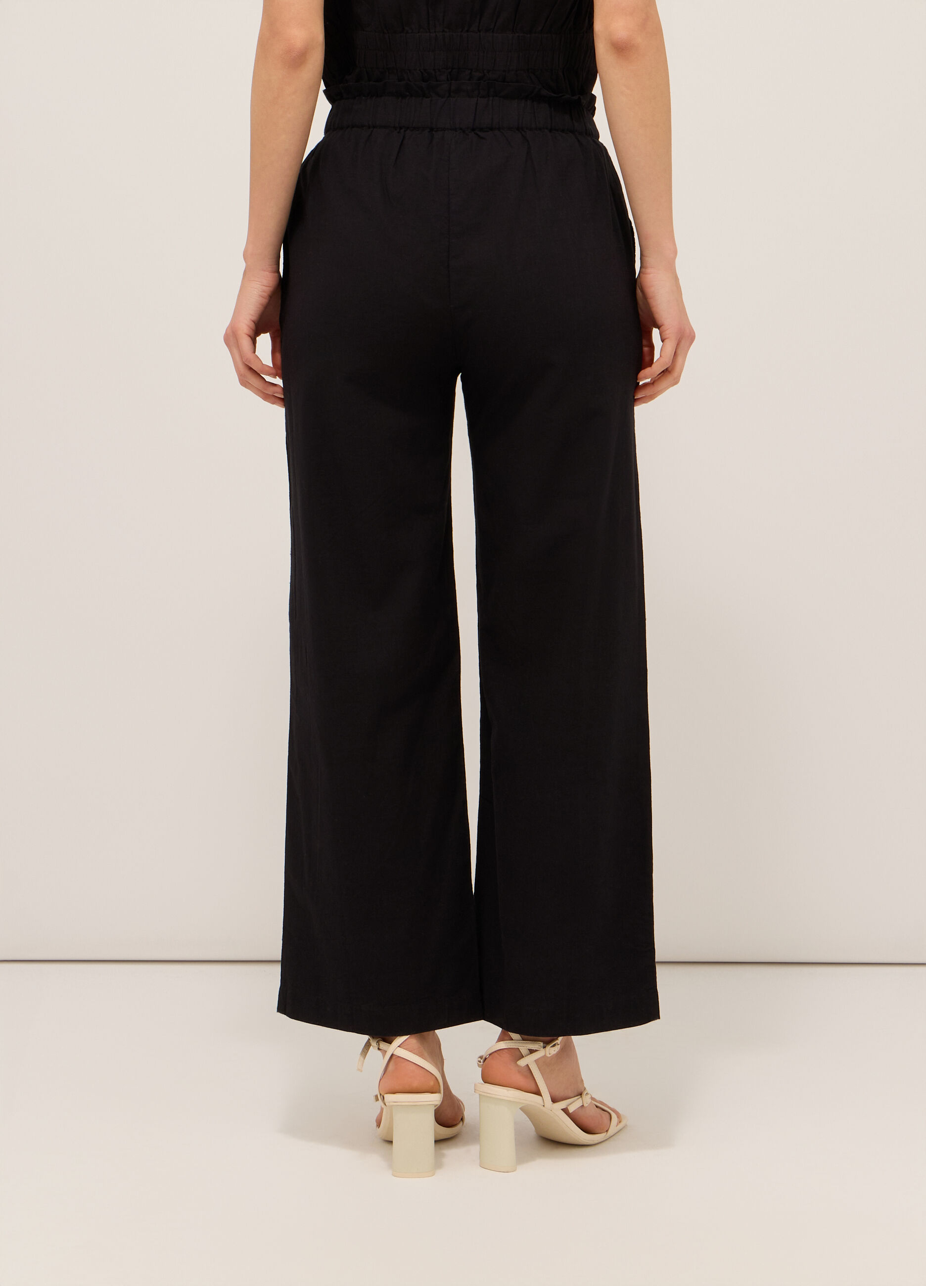 Pantaloni in puro cotone donna_1